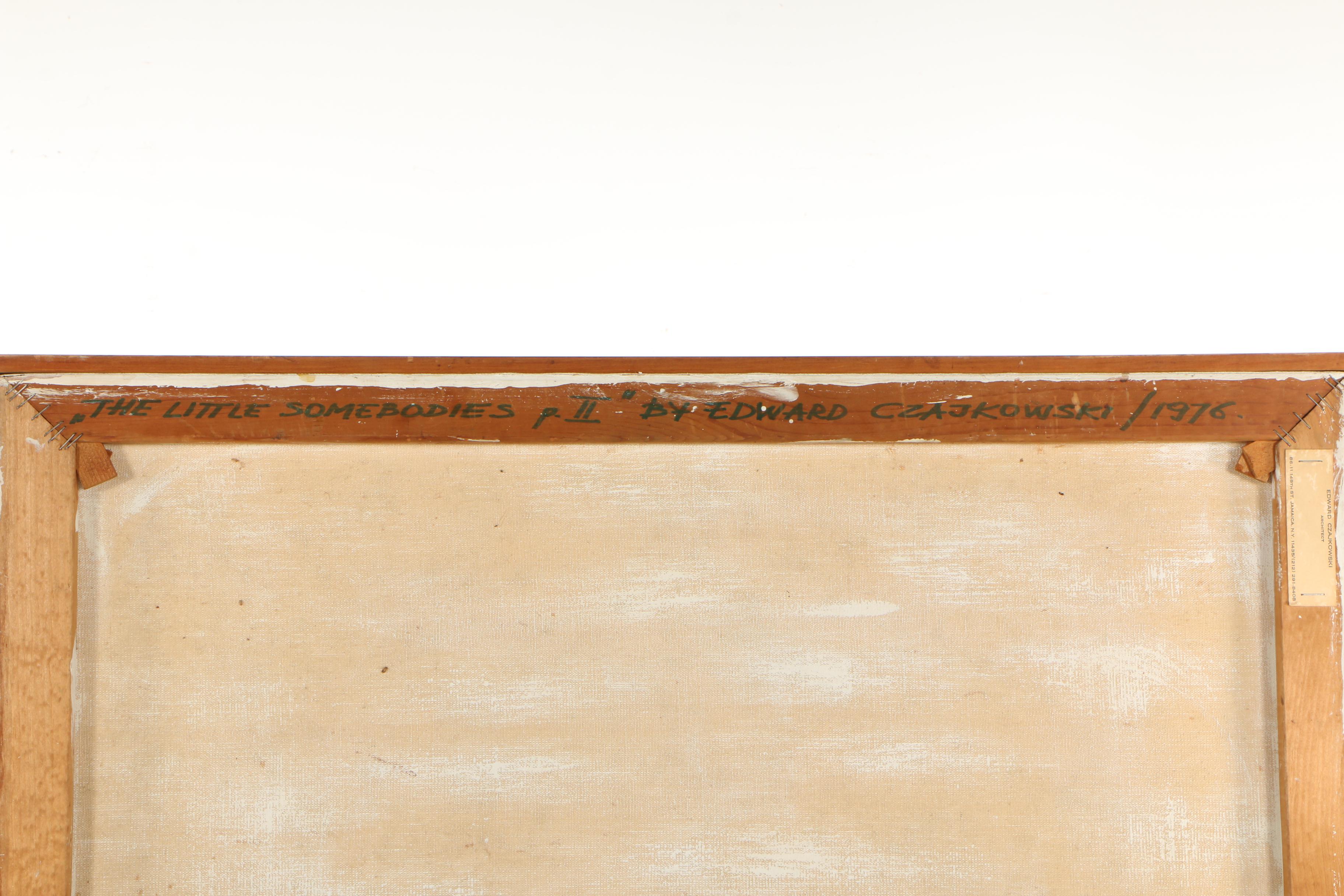 Edward Czajkowski Oil Painting "The Little Somebodies Pt. II"