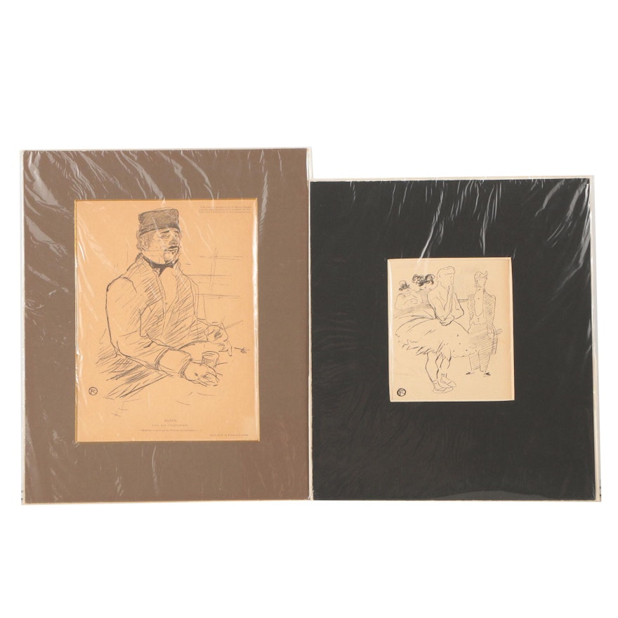 Relief Prints Including After Henri Toulouse-Lautrec