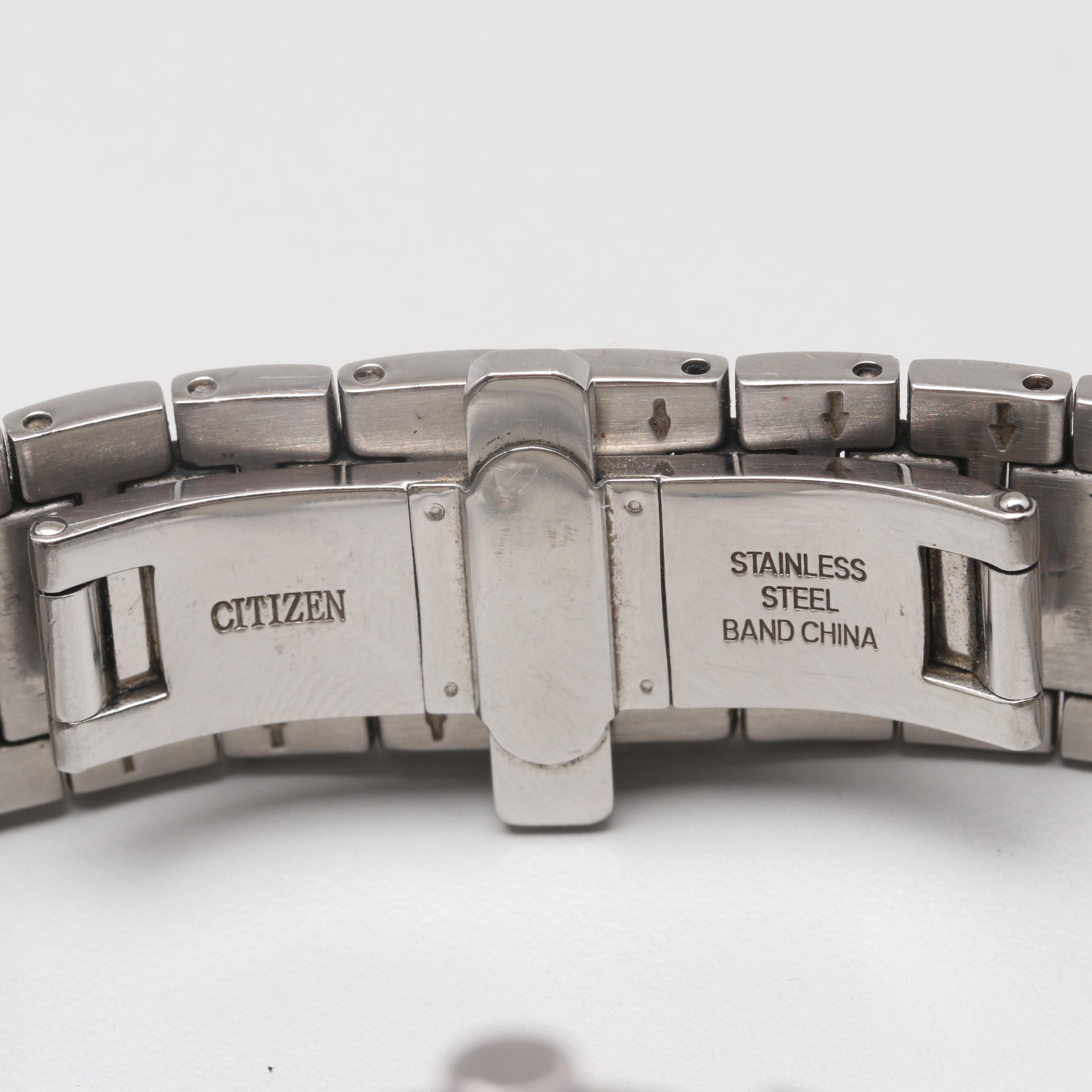 Citizen Eco-Drive Stainless Steel Chronograph Watch