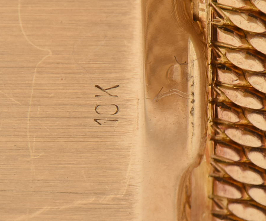 1970s Patek Philippe 18K Yellow Gold Square Dial with Mesh Bracelet Watch