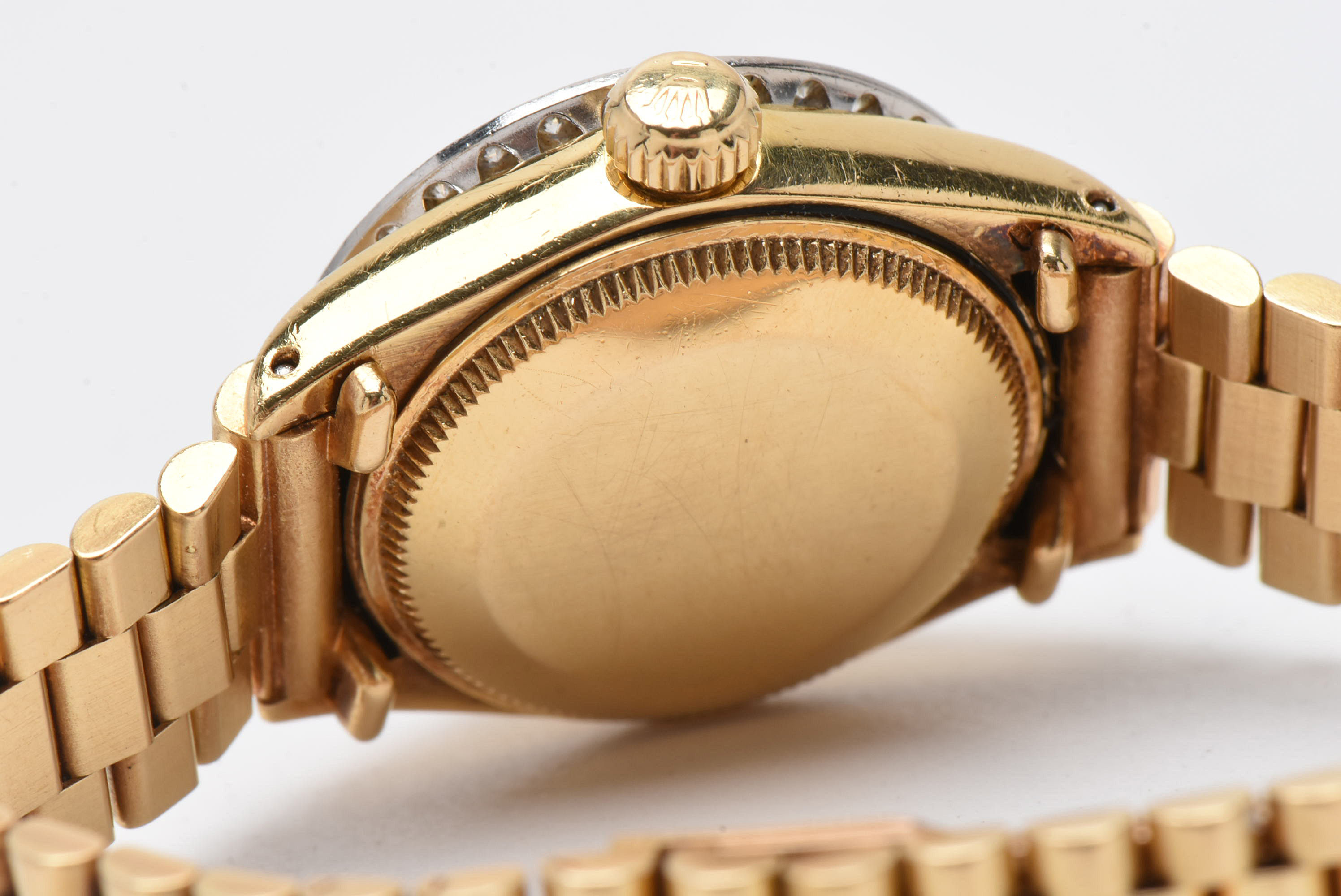 Rolex 18K Yellow Gold and Diamond Oyster Perpetual DateJust Watch