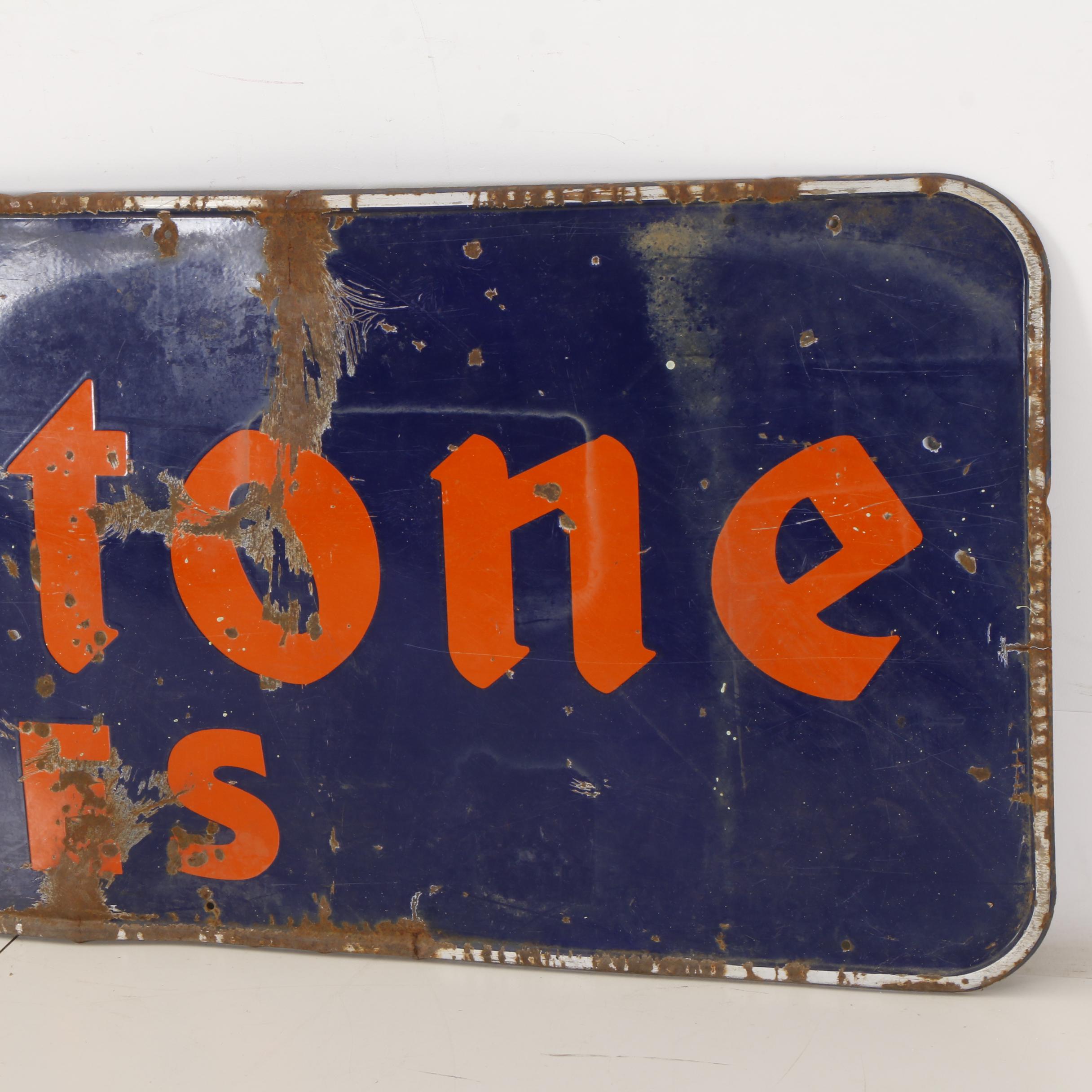 1940s-1950s Firestone Metal Advertising Sign
