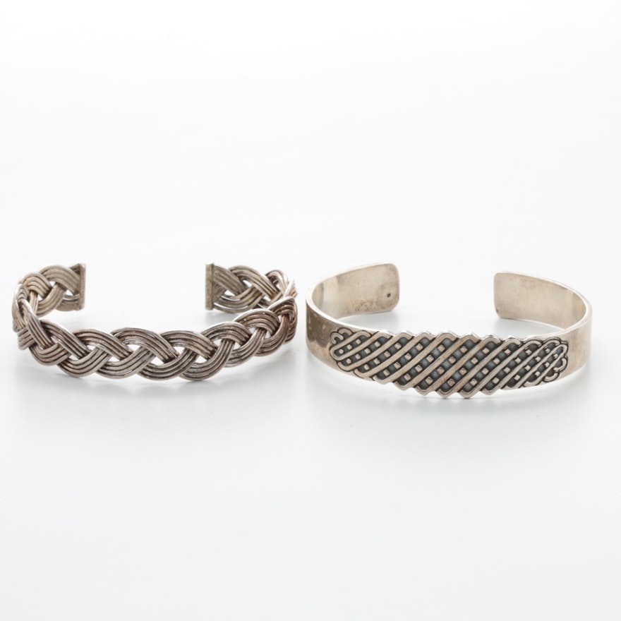 Sterling Silver Cuff Bracelet Selection