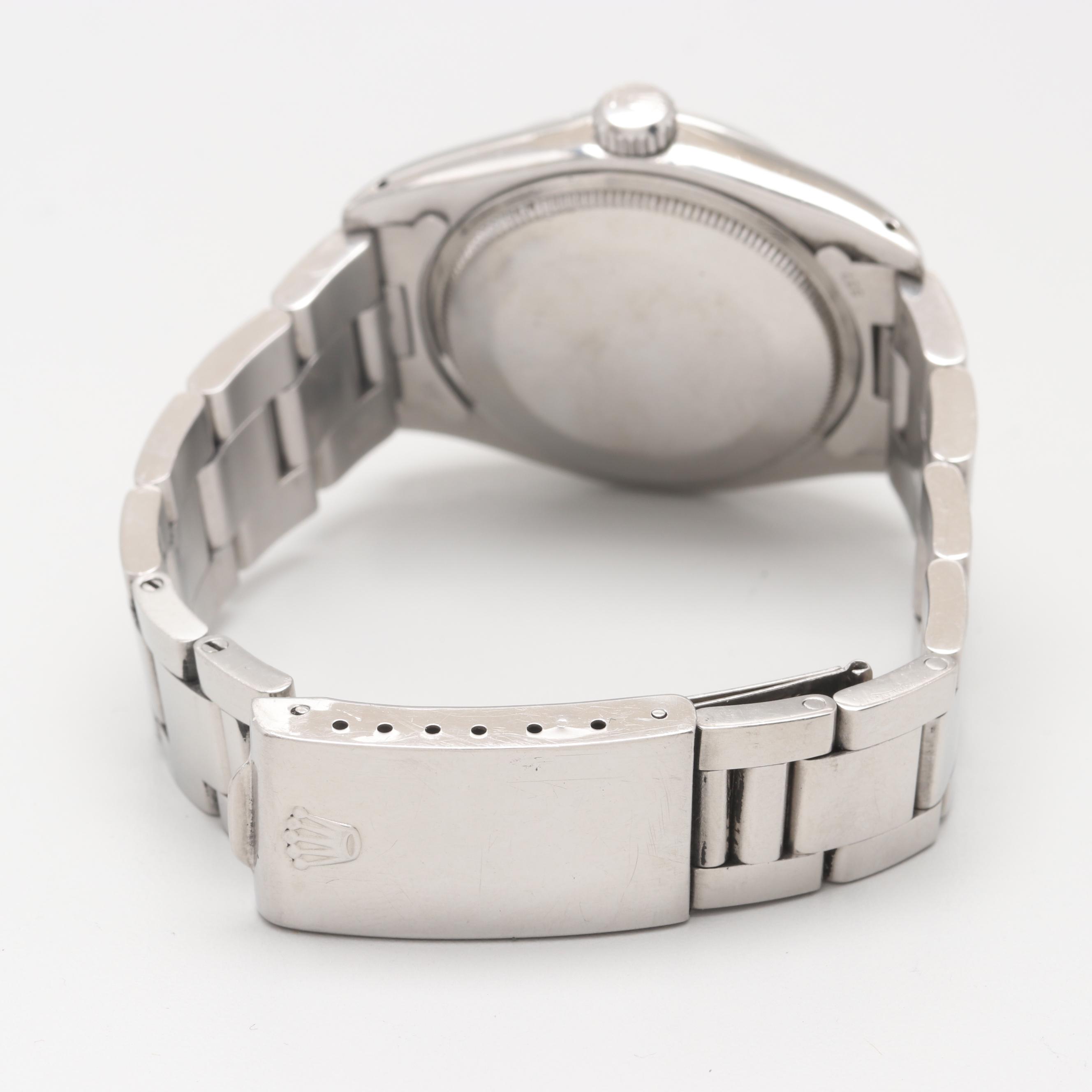 Circa 1974 Rolex Oyster Perpetual Date Watch with Souvenir Spoon