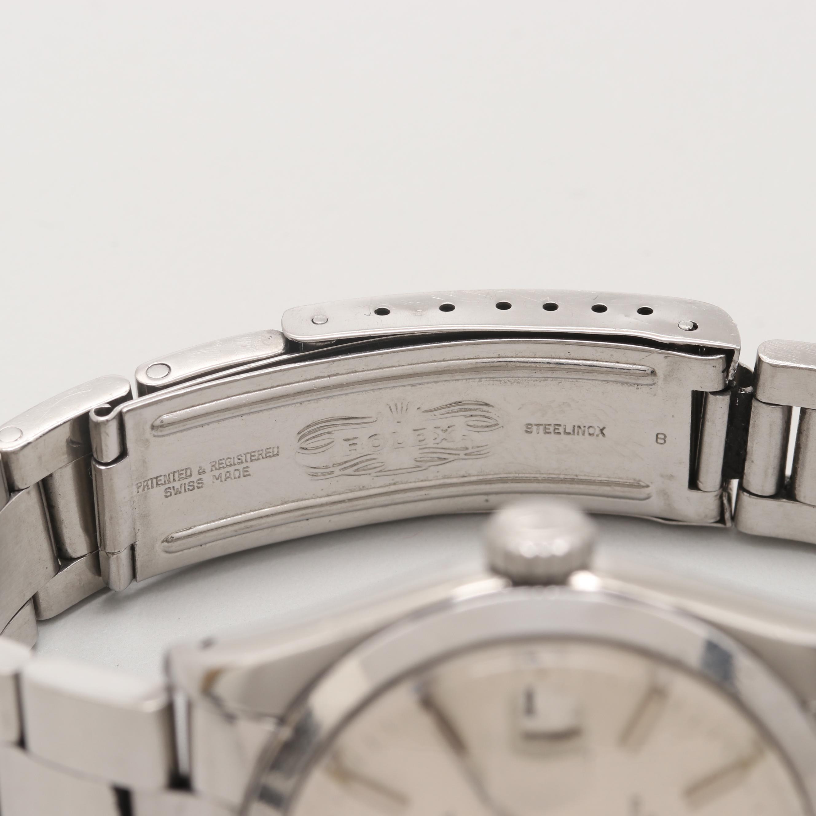 Circa 1974 Rolex Oyster Perpetual Date Watch with Souvenir Spoon