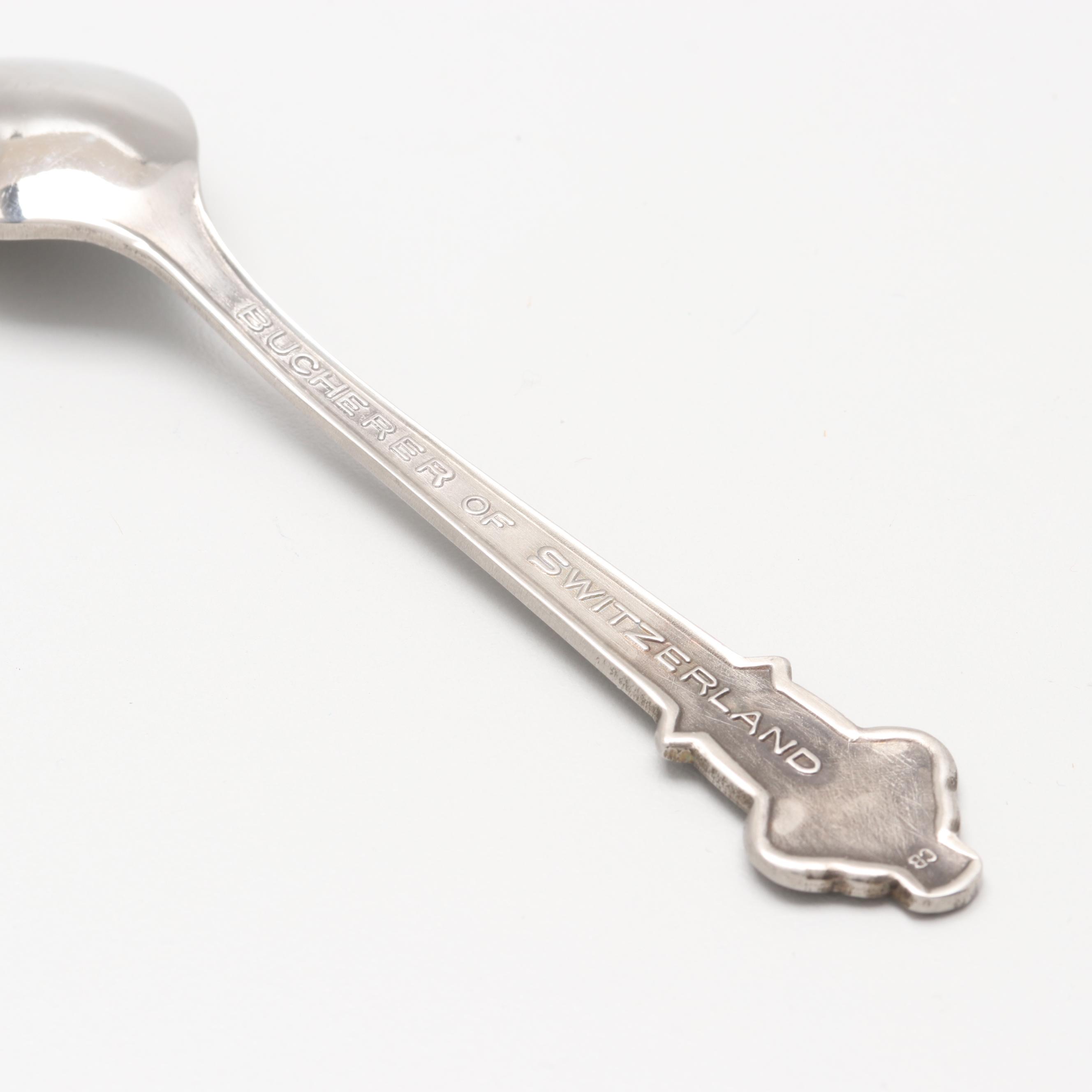 Circa 1974 Rolex Oyster Perpetual Date Watch with Souvenir Spoon