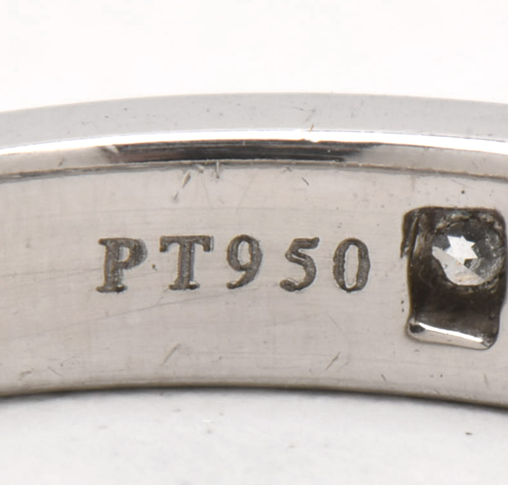 Tiffany & Co. Platinum Channel-Set Diamond Band Ring