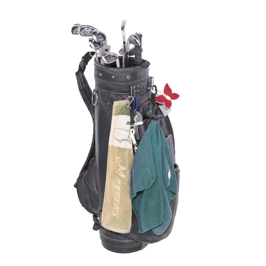 Club Glove Golf Bag, Clubs and Umbrella