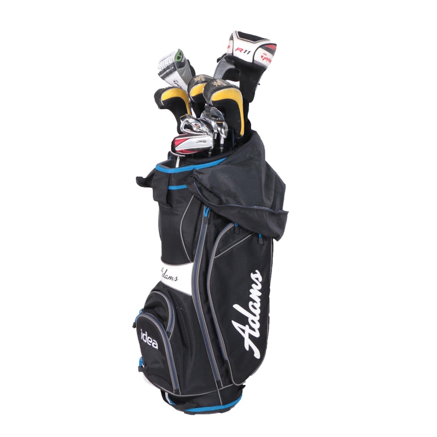 Adams Golf Bag with Clubs