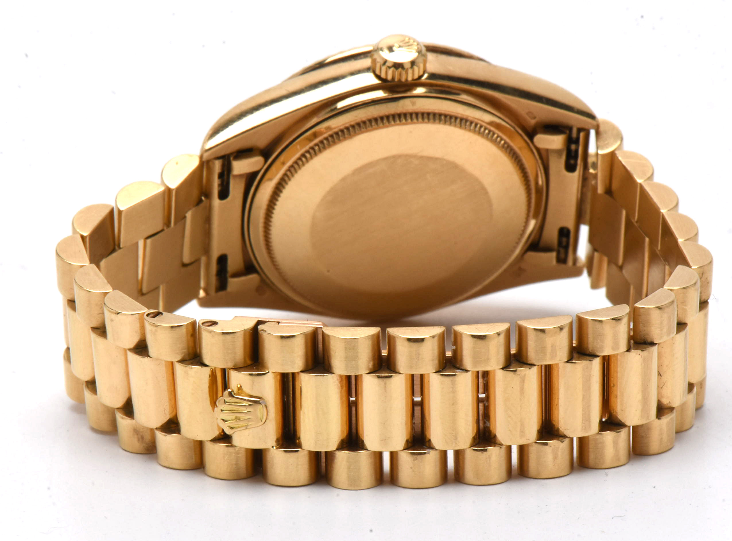 Rolex Presidential Day-Date 18K Gold & Rare Factory Exotic Wood Dial Watch