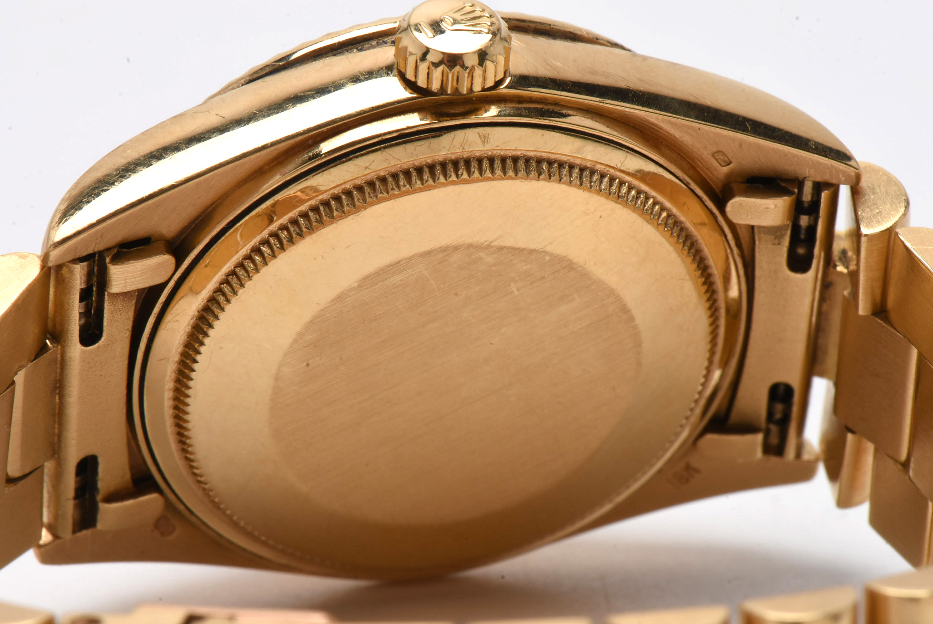 Rolex Presidential Day-Date 18K Gold & Rare Factory Exotic Wood Dial Watch