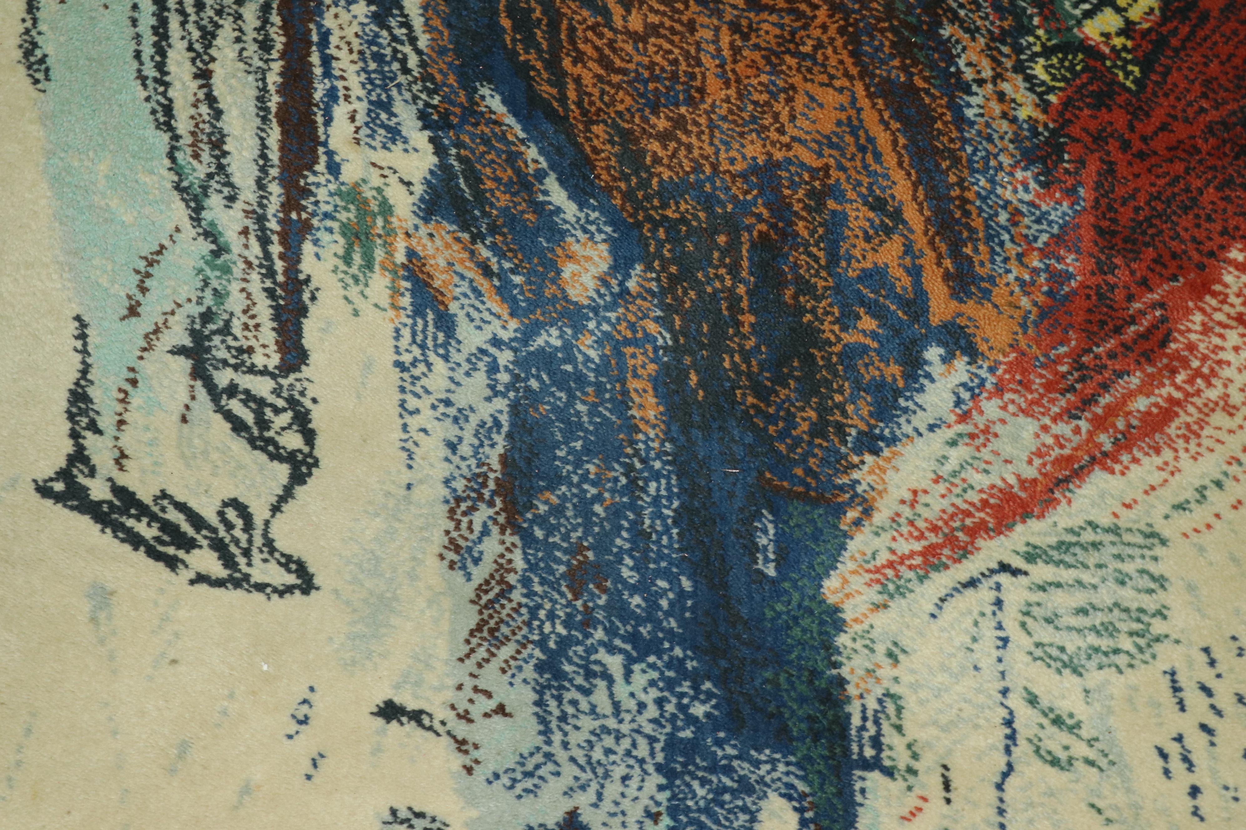 Power-Loomed Ege Axminster Area Rug After "Apollon" by Peter Brandes