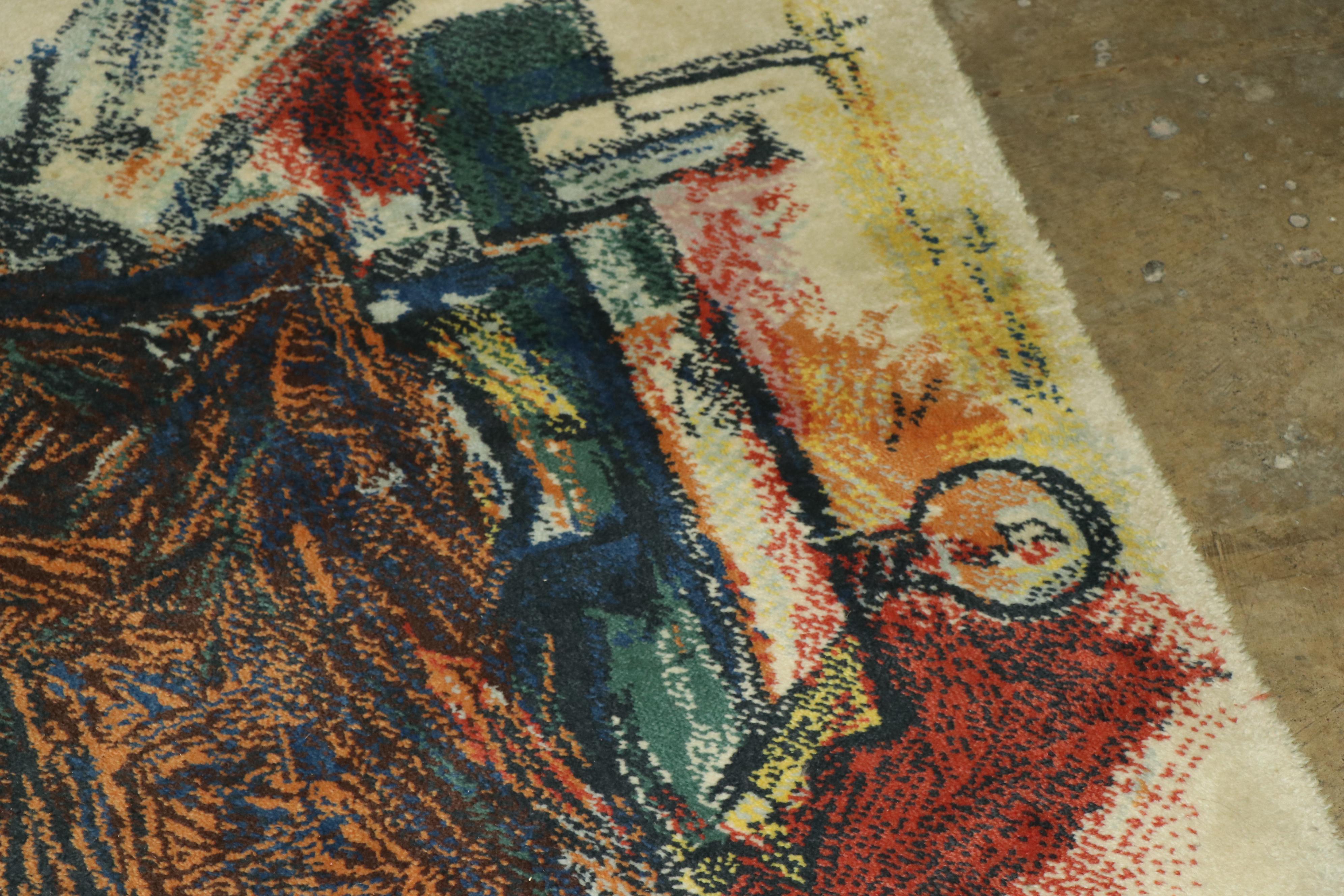 Power-Loomed Ege Axminster Area Rug After "Apollon" by Peter Brandes