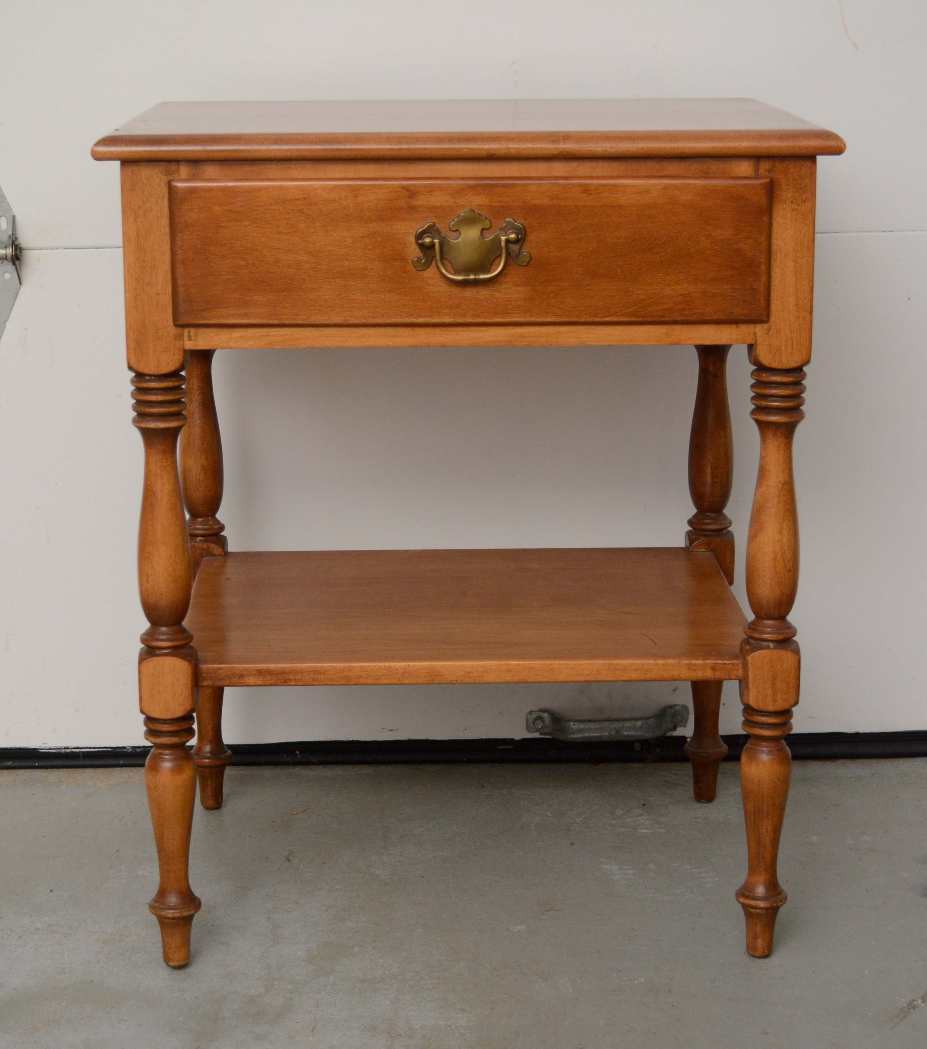 Colonial Style Nightstand by Ethan Allen