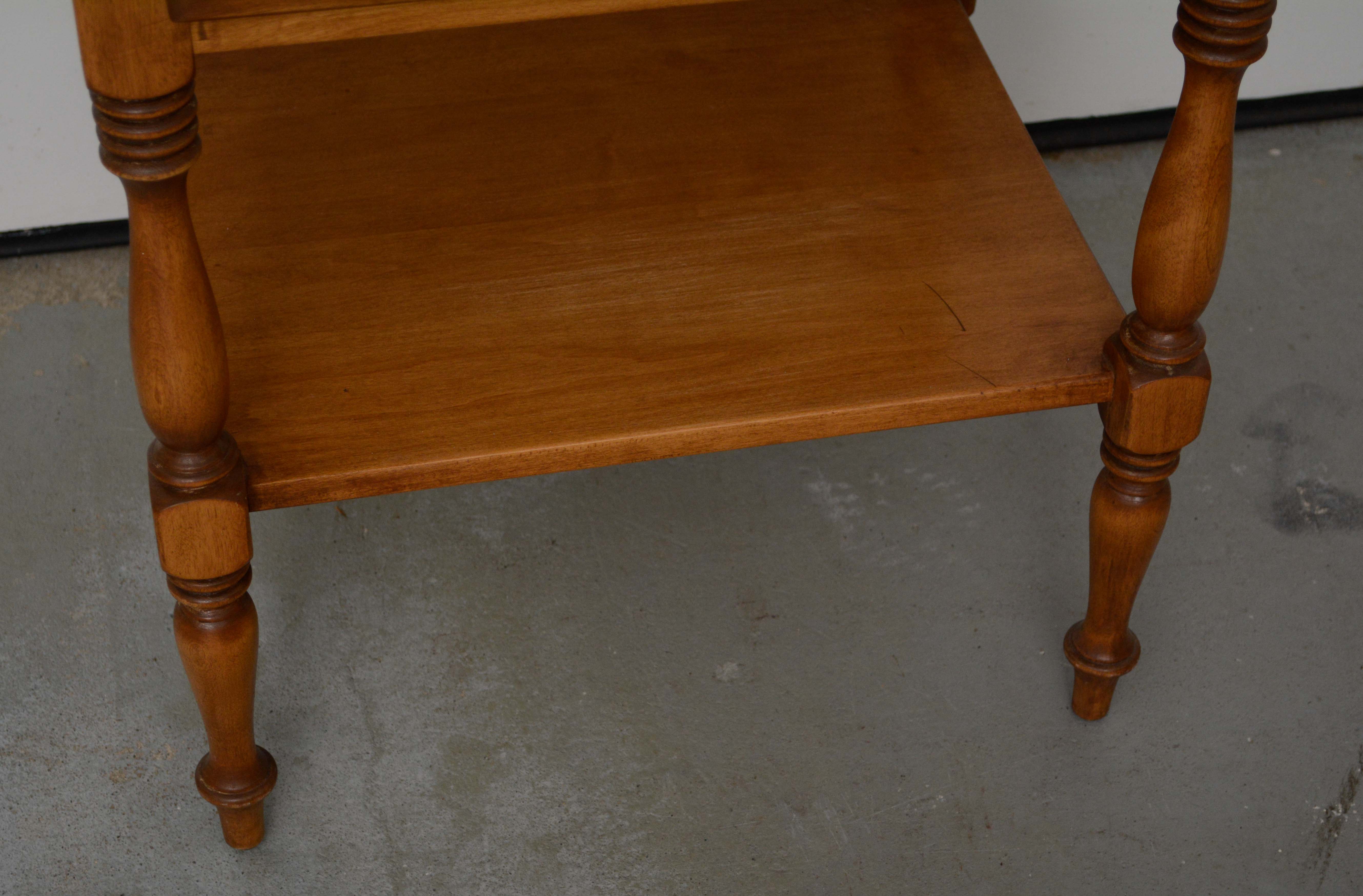 Colonial Style Nightstand by Ethan Allen