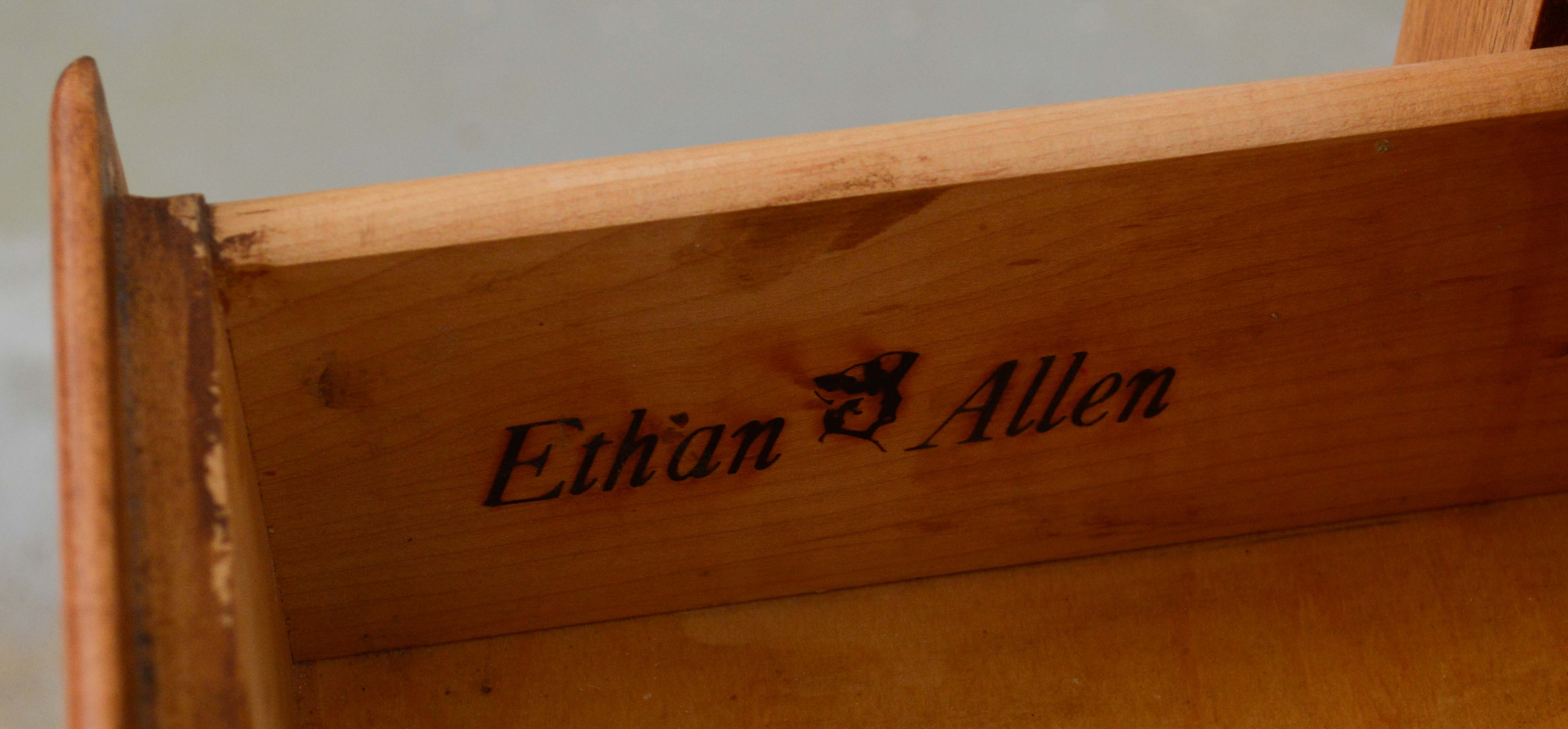 Colonial Style Nightstand by Ethan Allen