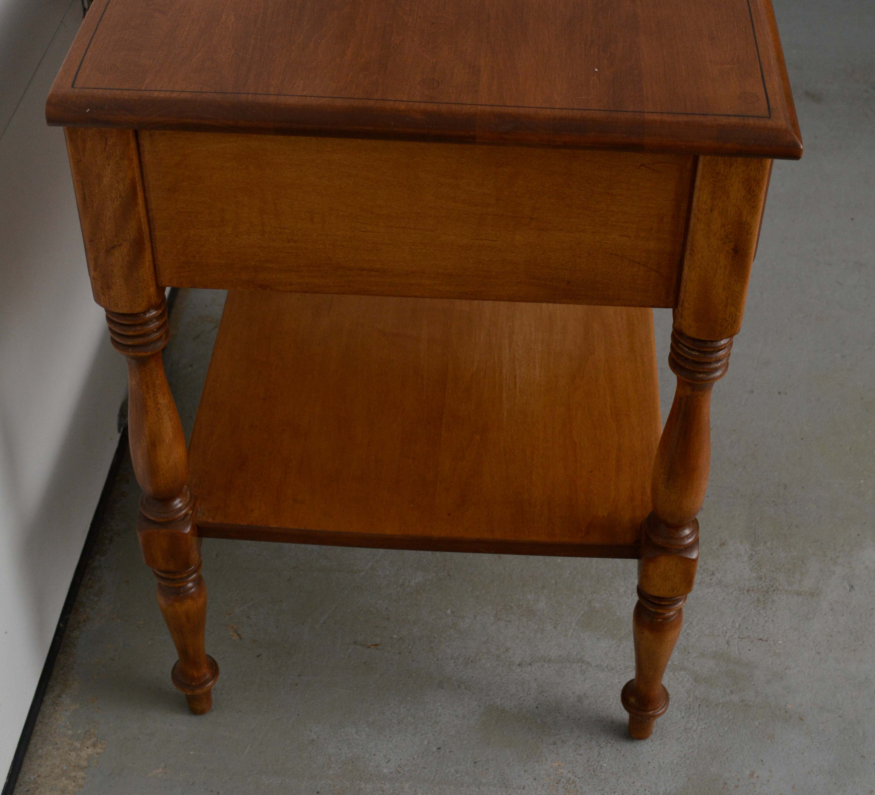 Colonial Style Nightstand by Ethan Allen