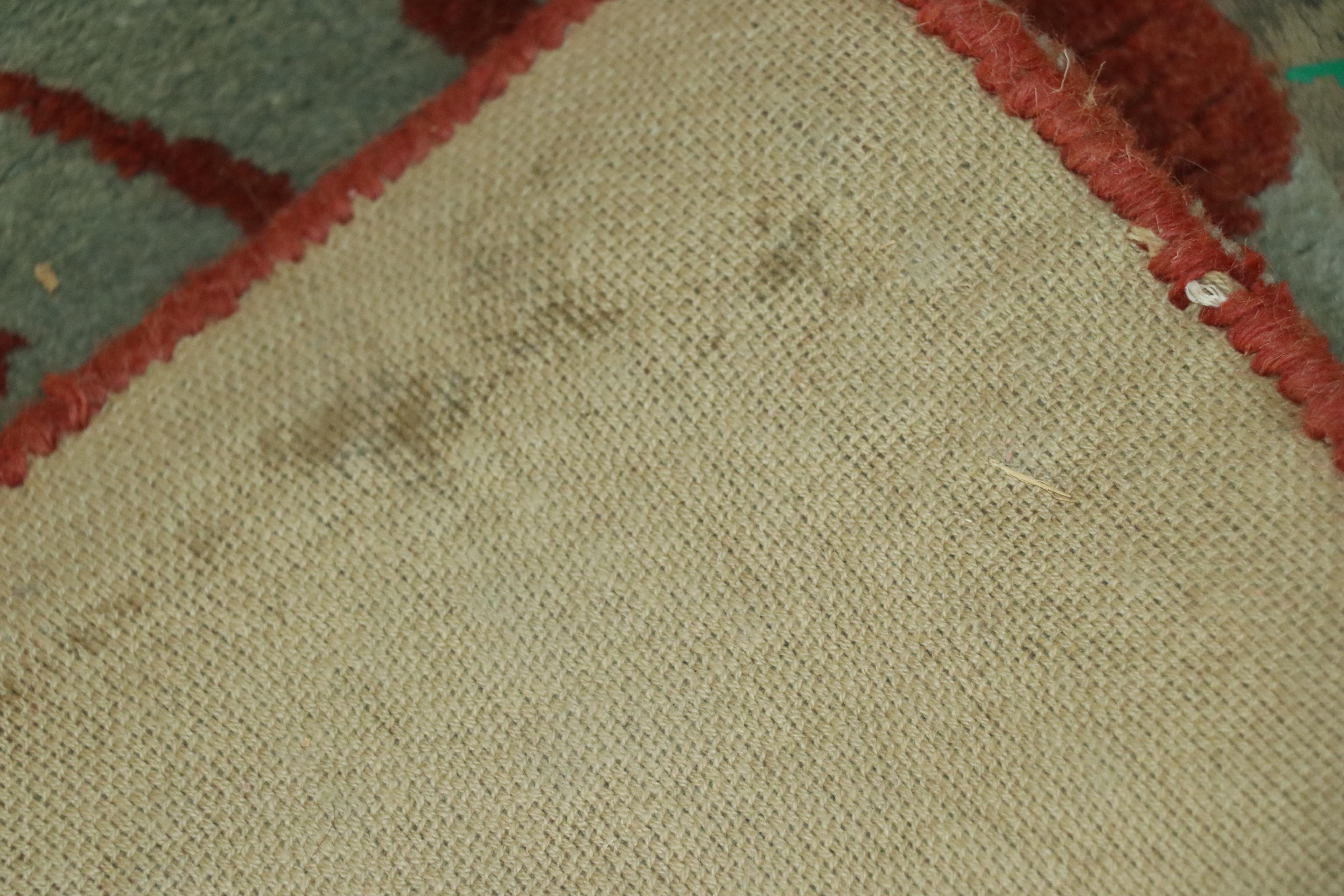 Power-Loomed Woolmark Indian Floral Area Rug