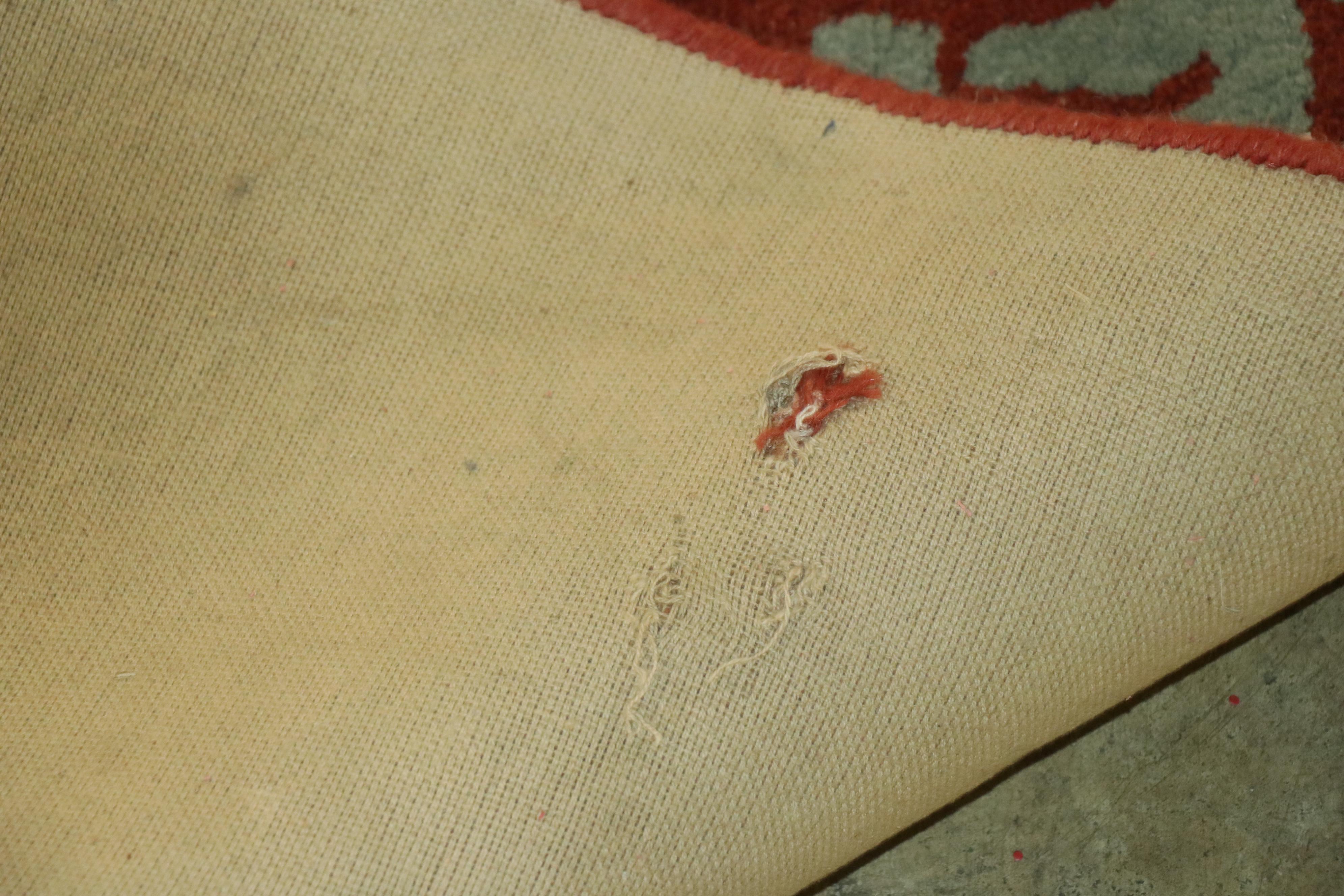 Power-Loomed Woolmark Indian Floral Area Rug