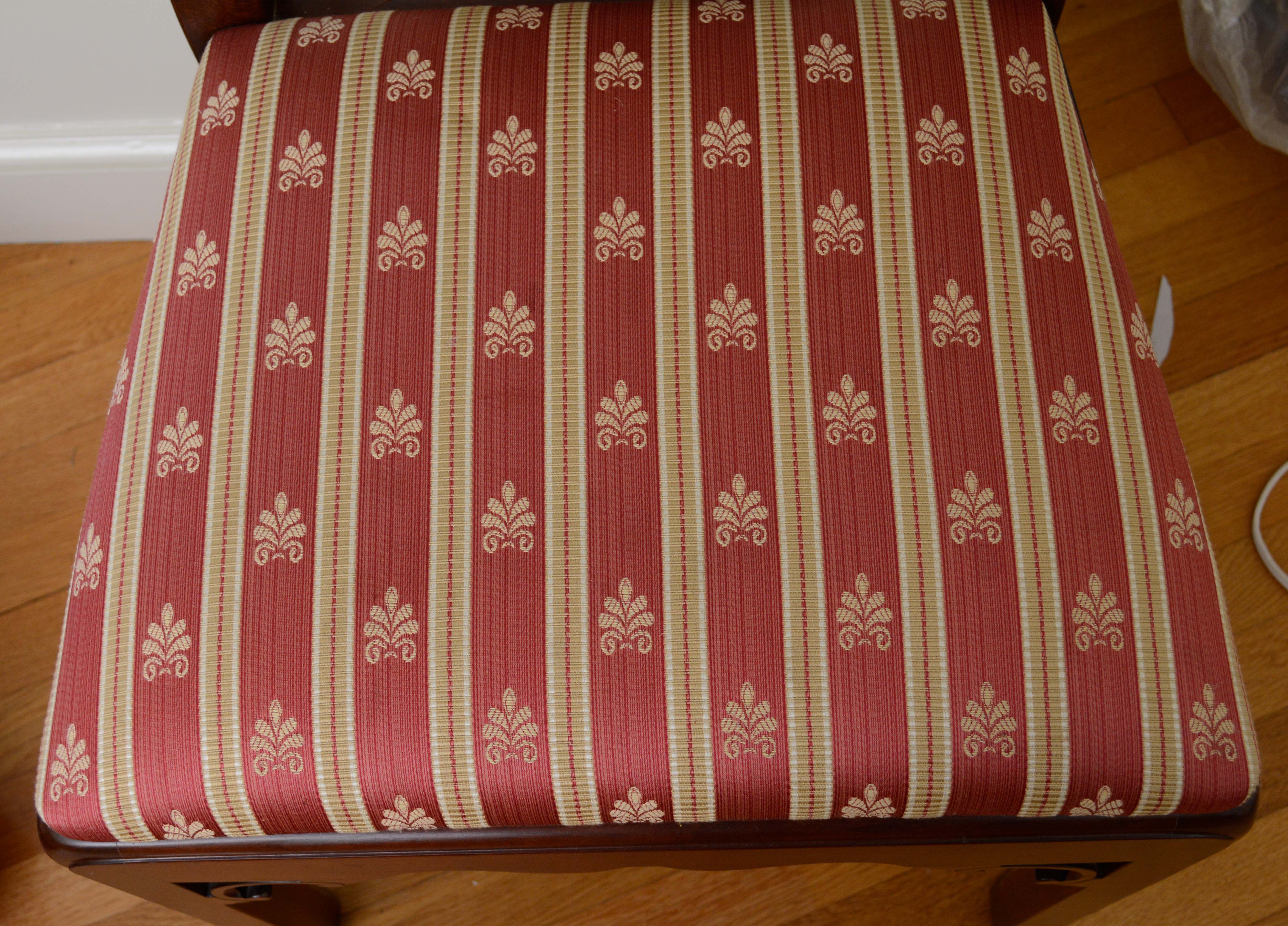 Federal Style Double Pedestal Dining Table with Chairs by Statton