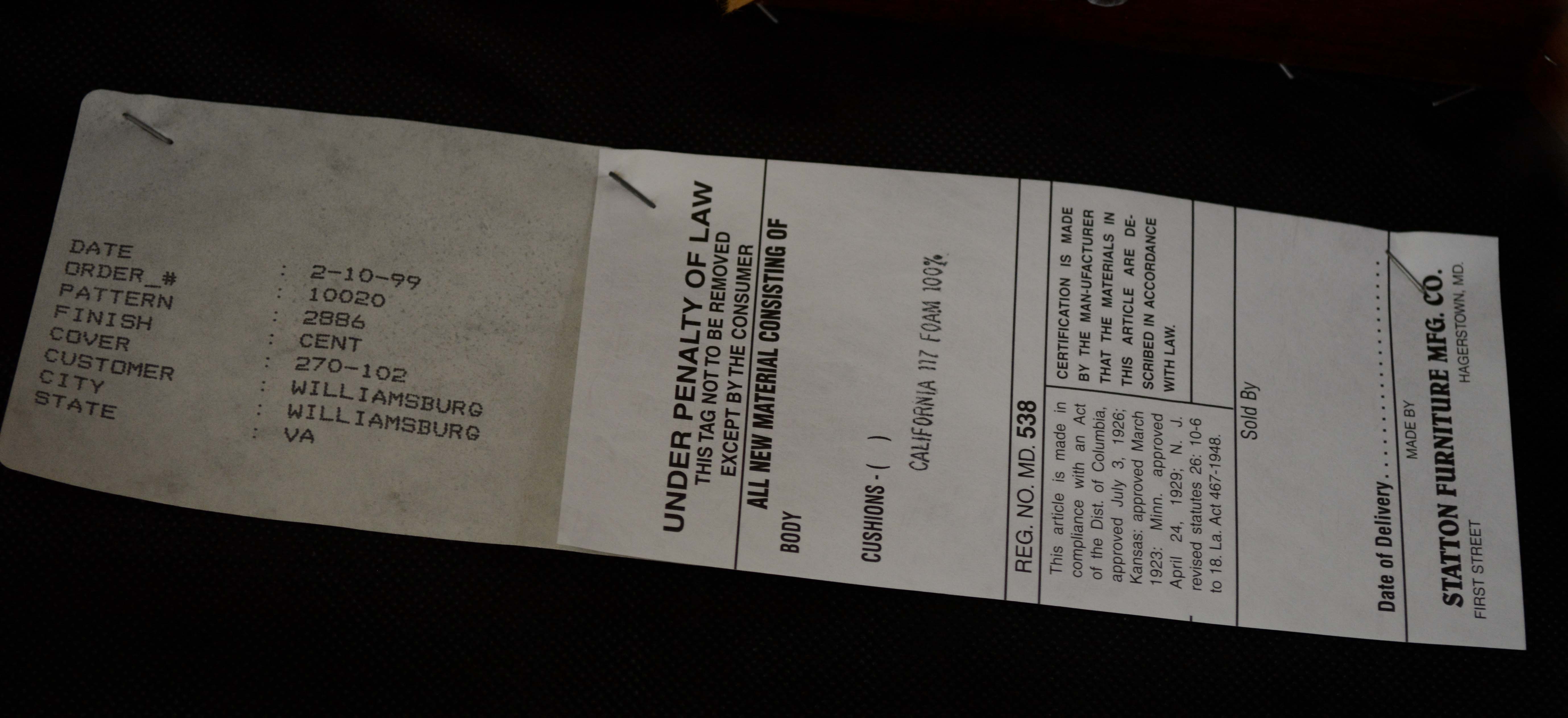 Federal Style Double Pedestal Dining Table with Chairs by Statton