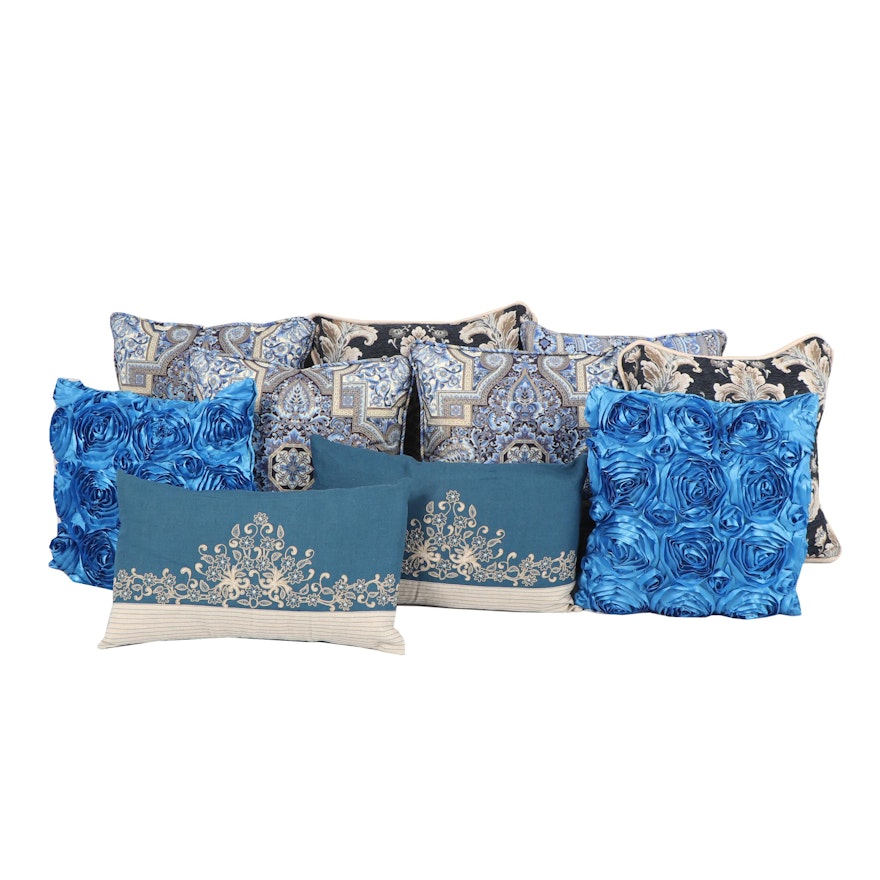 Embellished Accent Pillows Featuring Safavieh