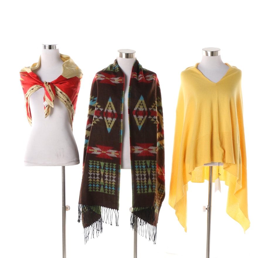 Rockmount Ranch Wear Rodeo Scarf, Scully Shawl and McCulley's Poncho