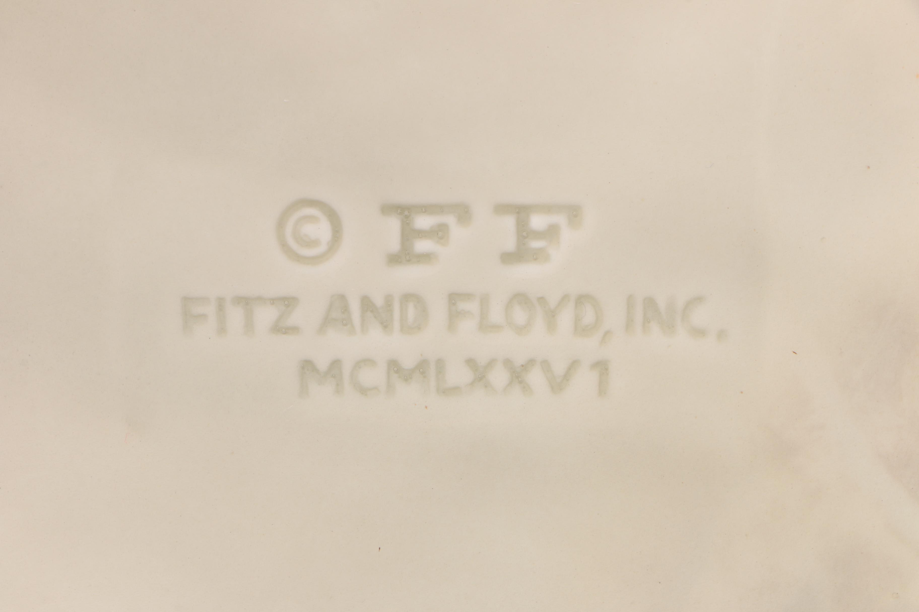 1976 Fitz & Floyd "Pigs" Cookie Jar and Pig Butcher Anatomy Bank