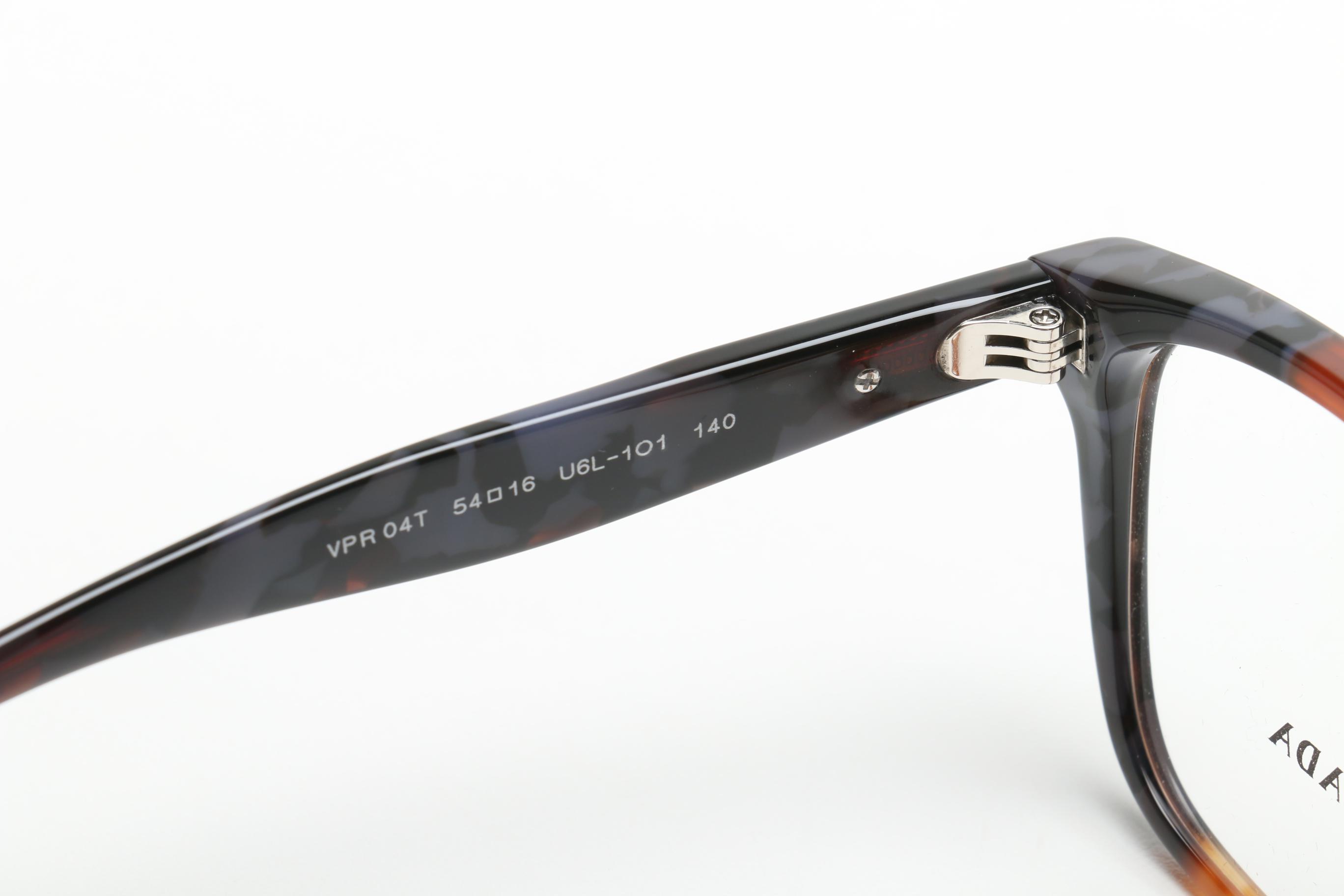 Prada Journal Horn-Rimmed Eyeglasses