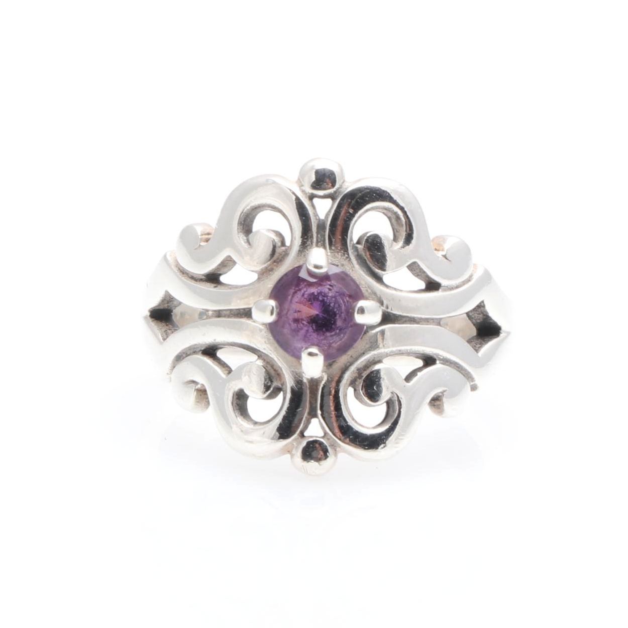 James Avery Sterling Silver Amethyst Ring
