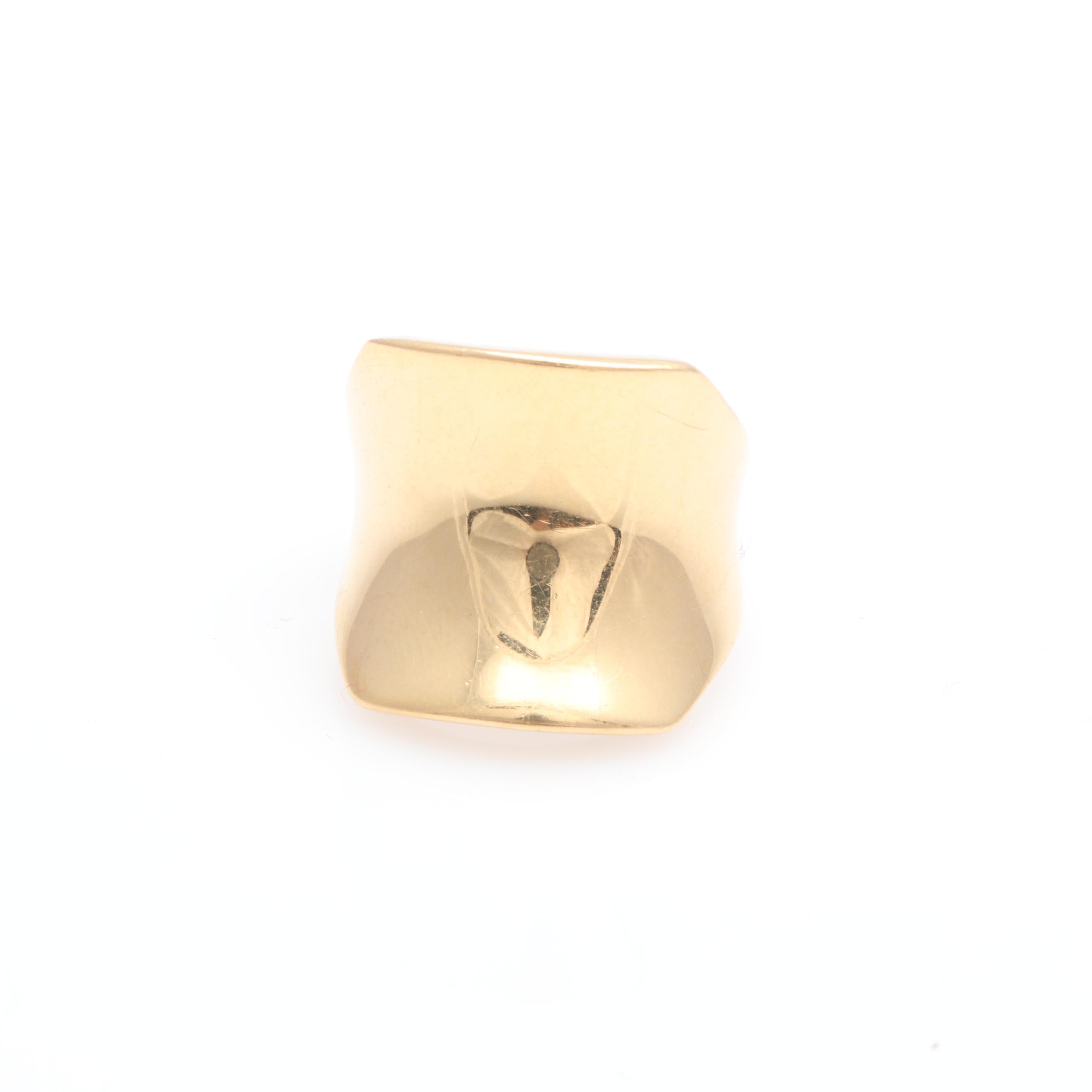 18K Yellow Gold Ring