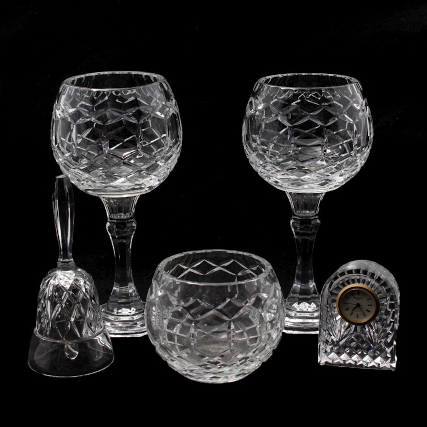 Waterford Crystal Clock and Tableware