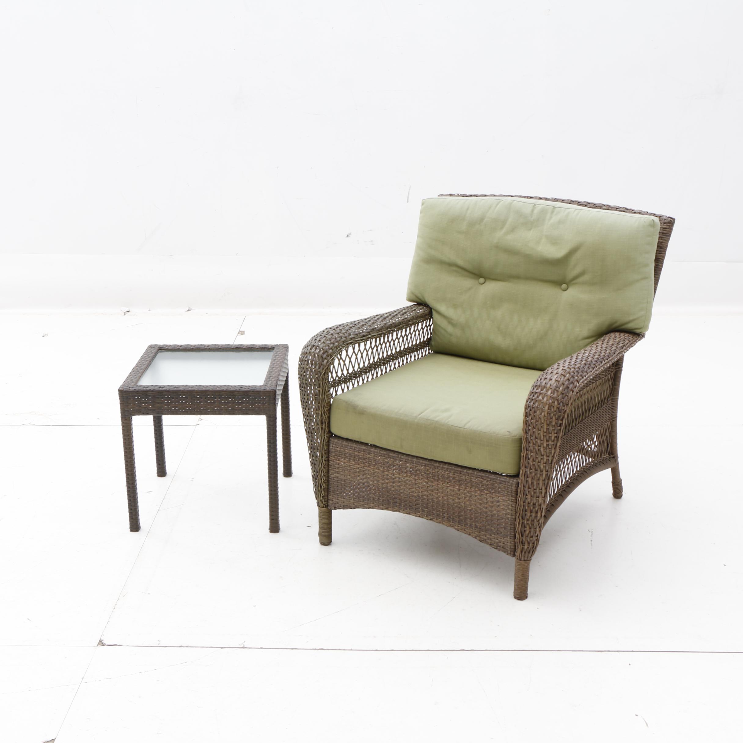 Martha Stewart Living Patio Chair, Chaise and Side  Table