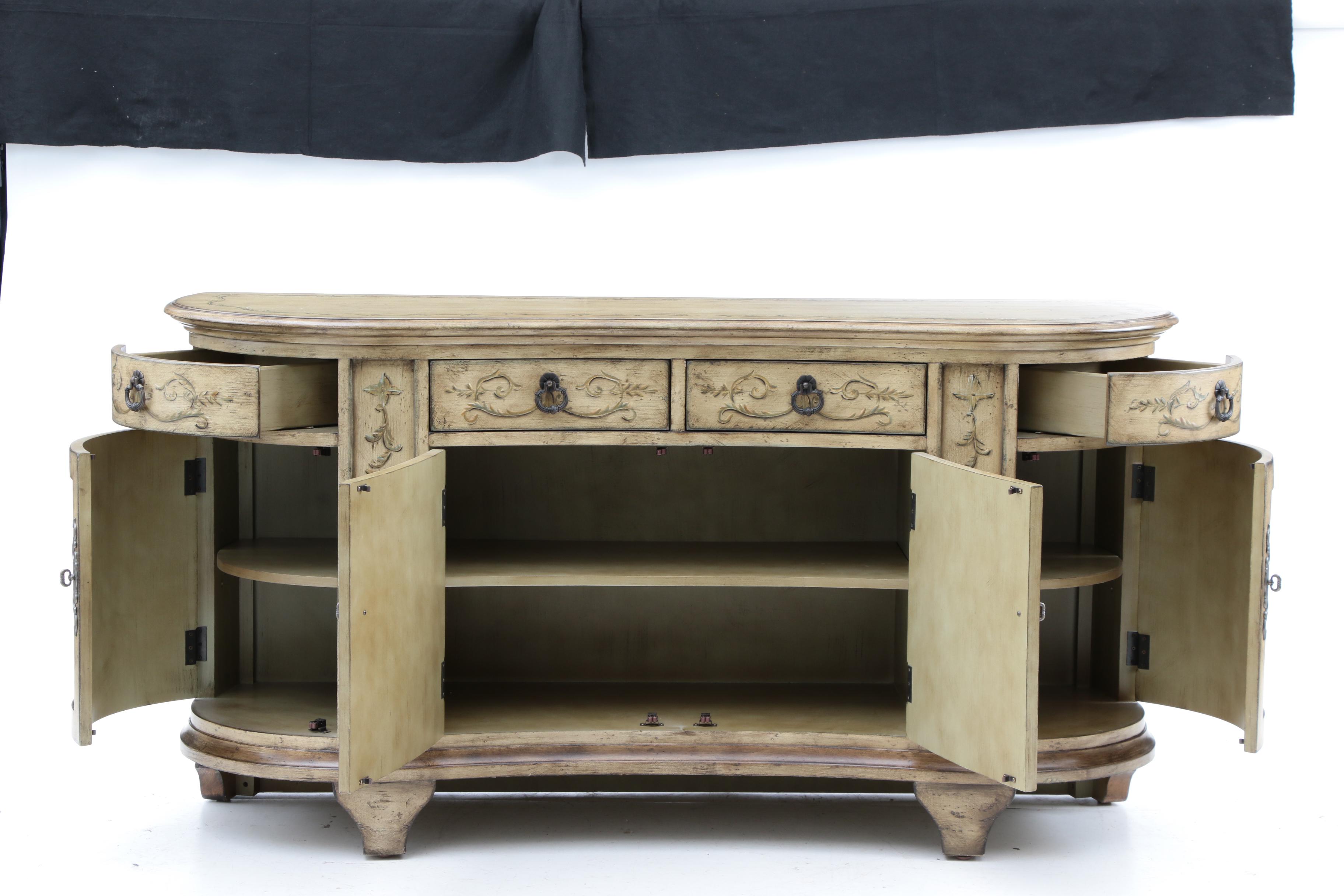 Italian Style Painted Buffet by Hooker - Seven Seas