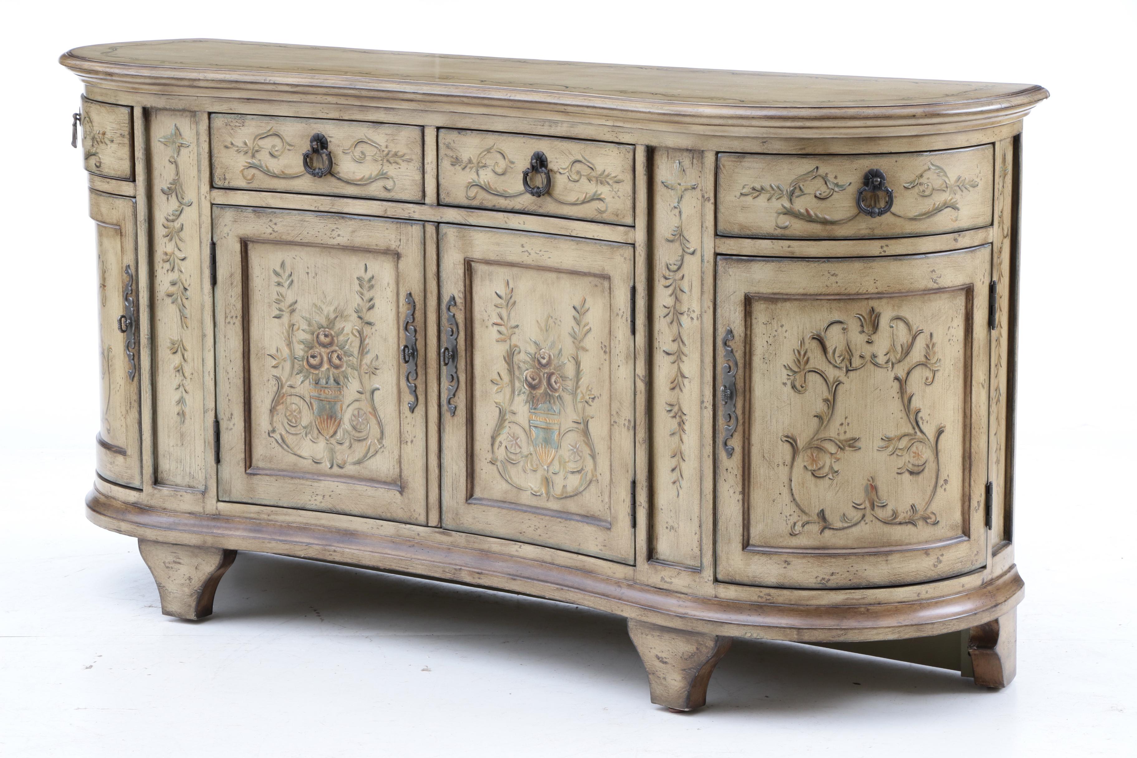 Italian Style Painted Buffet by Hooker - Seven Seas