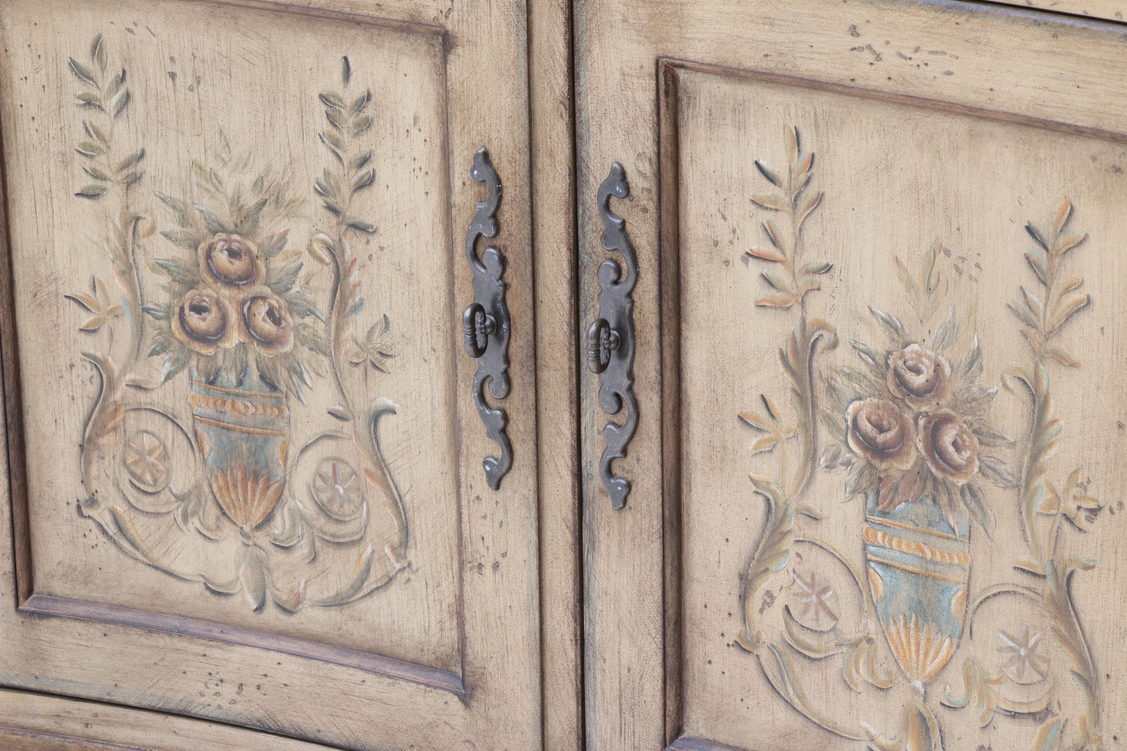 Italian Style Painted Buffet by Hooker - Seven Seas