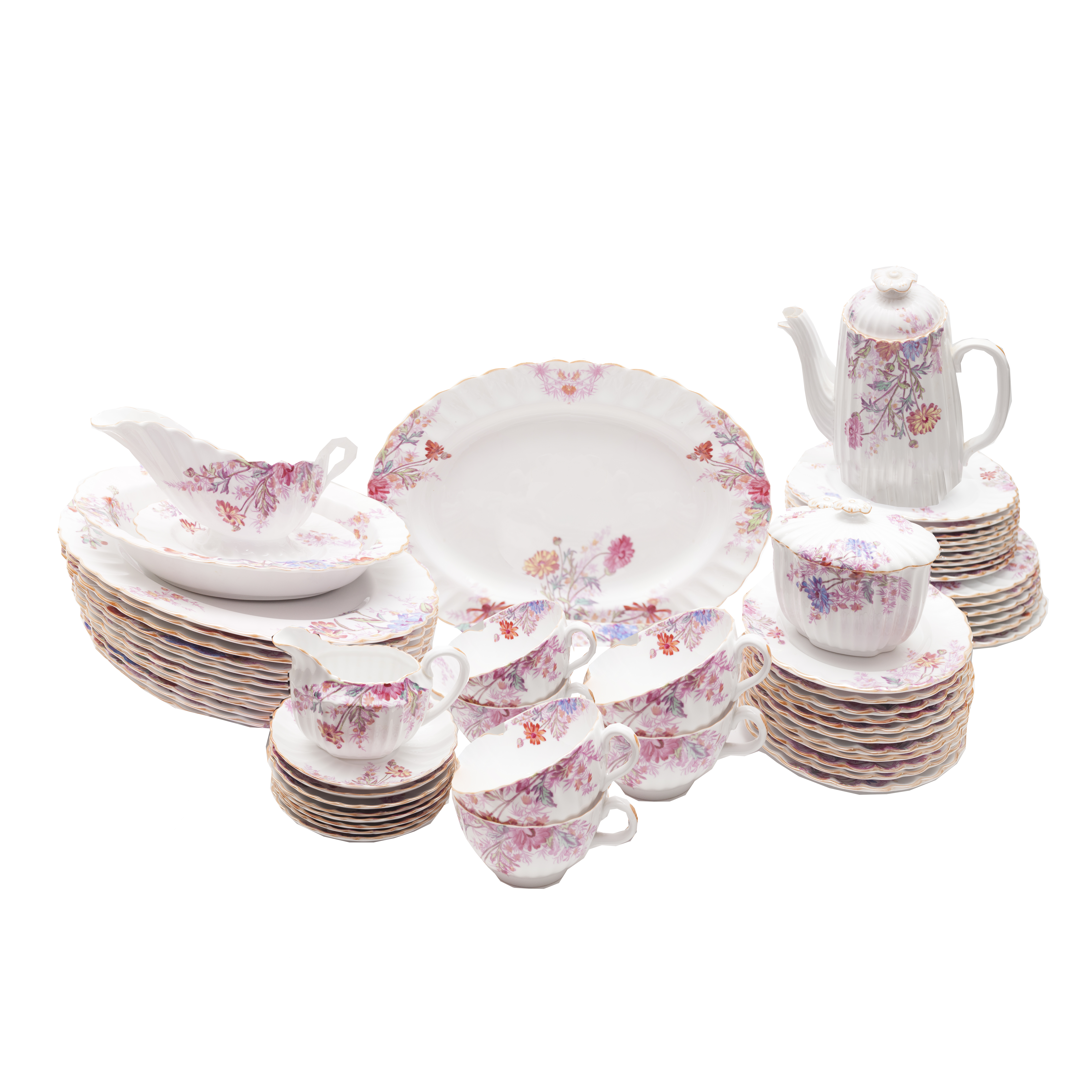 Vintage Spode Copeland "Chelsea Garden" Bone China Dinnerware