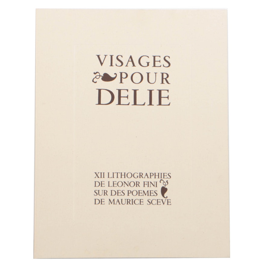 1974 Edition of "Visages Pour Delie" Poems and Portraits
