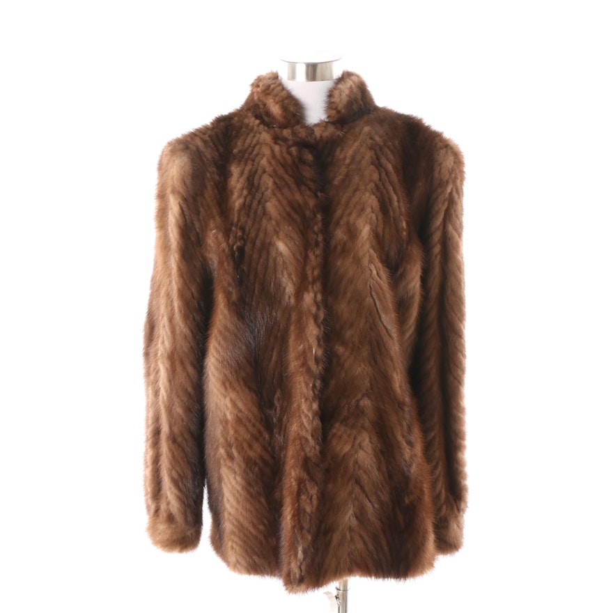 Women's PD Furs Saga Mink Fur Coat