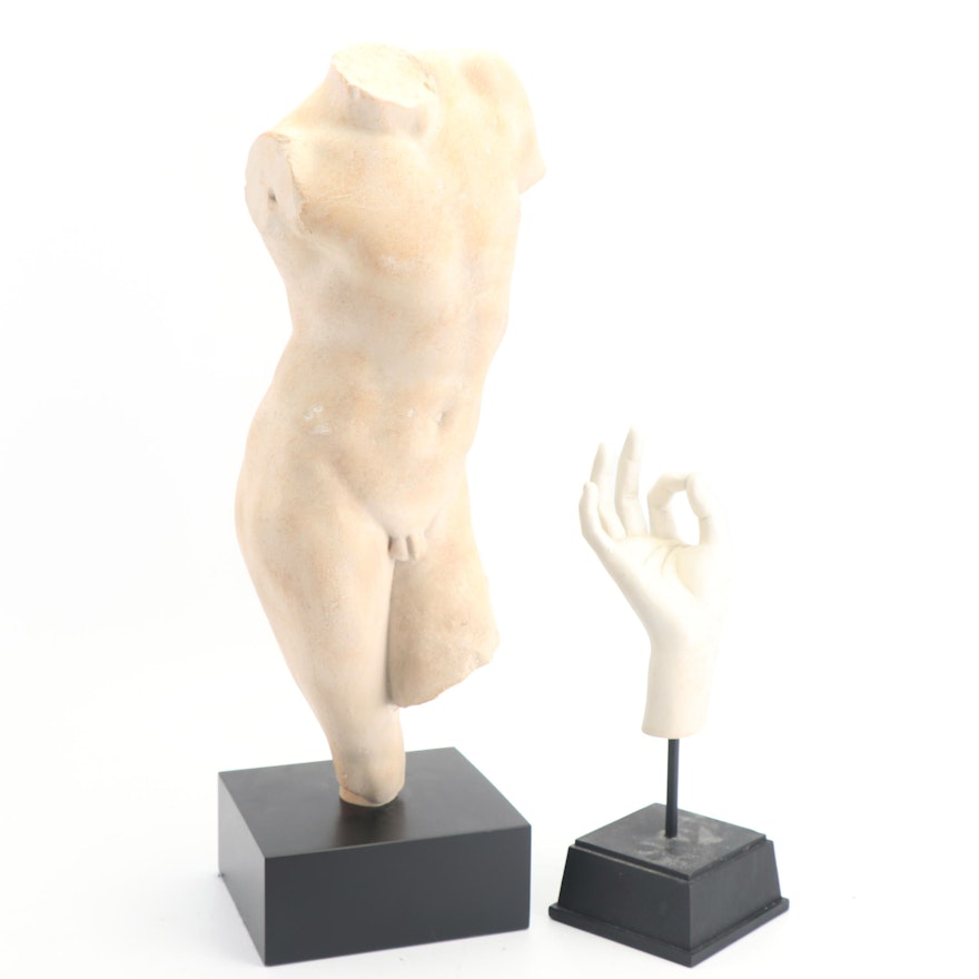 Replica Classical Style Sculpture and Hand Sculpture
