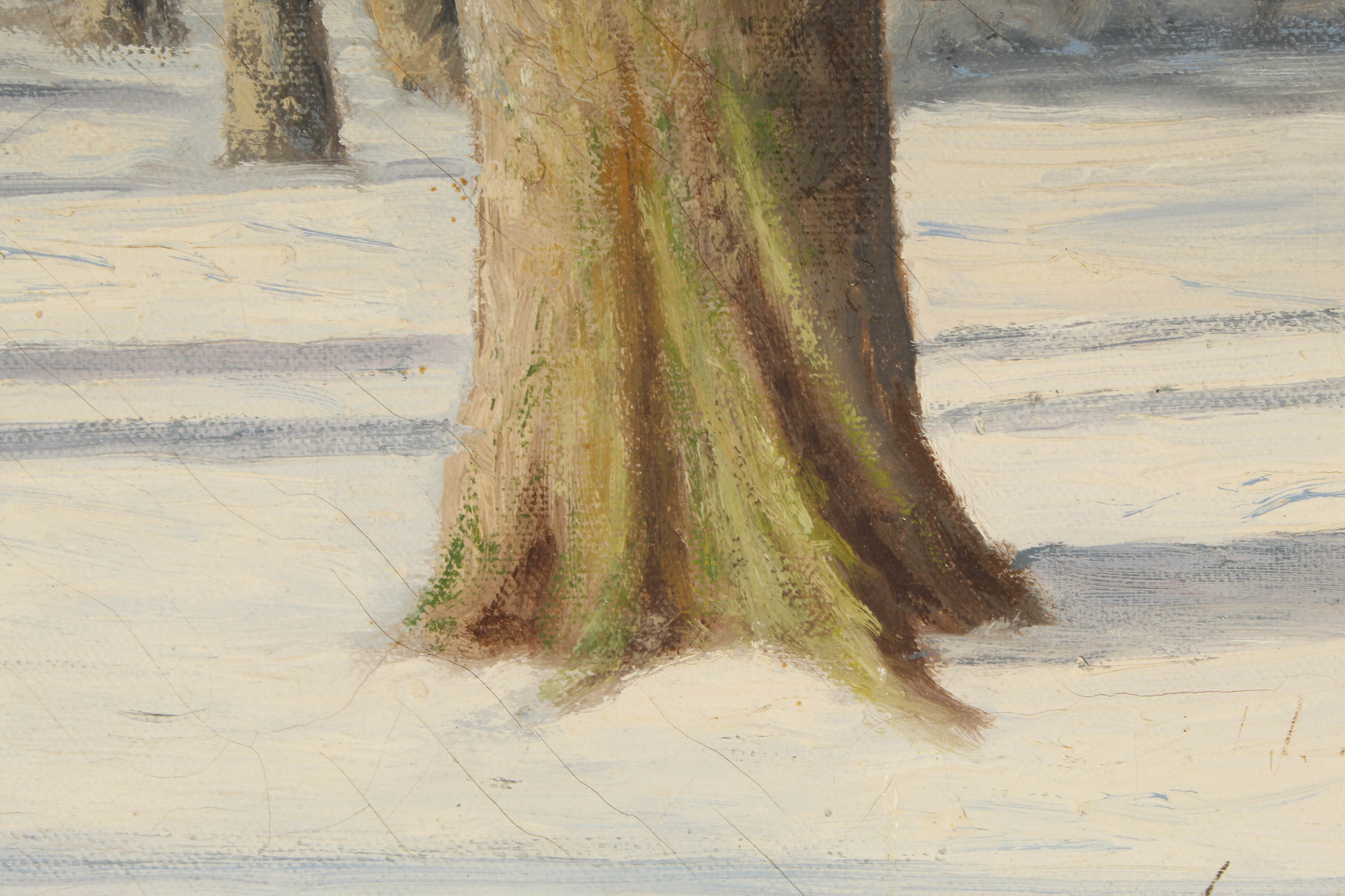 Harald Bruhn Landscape Oil Painting