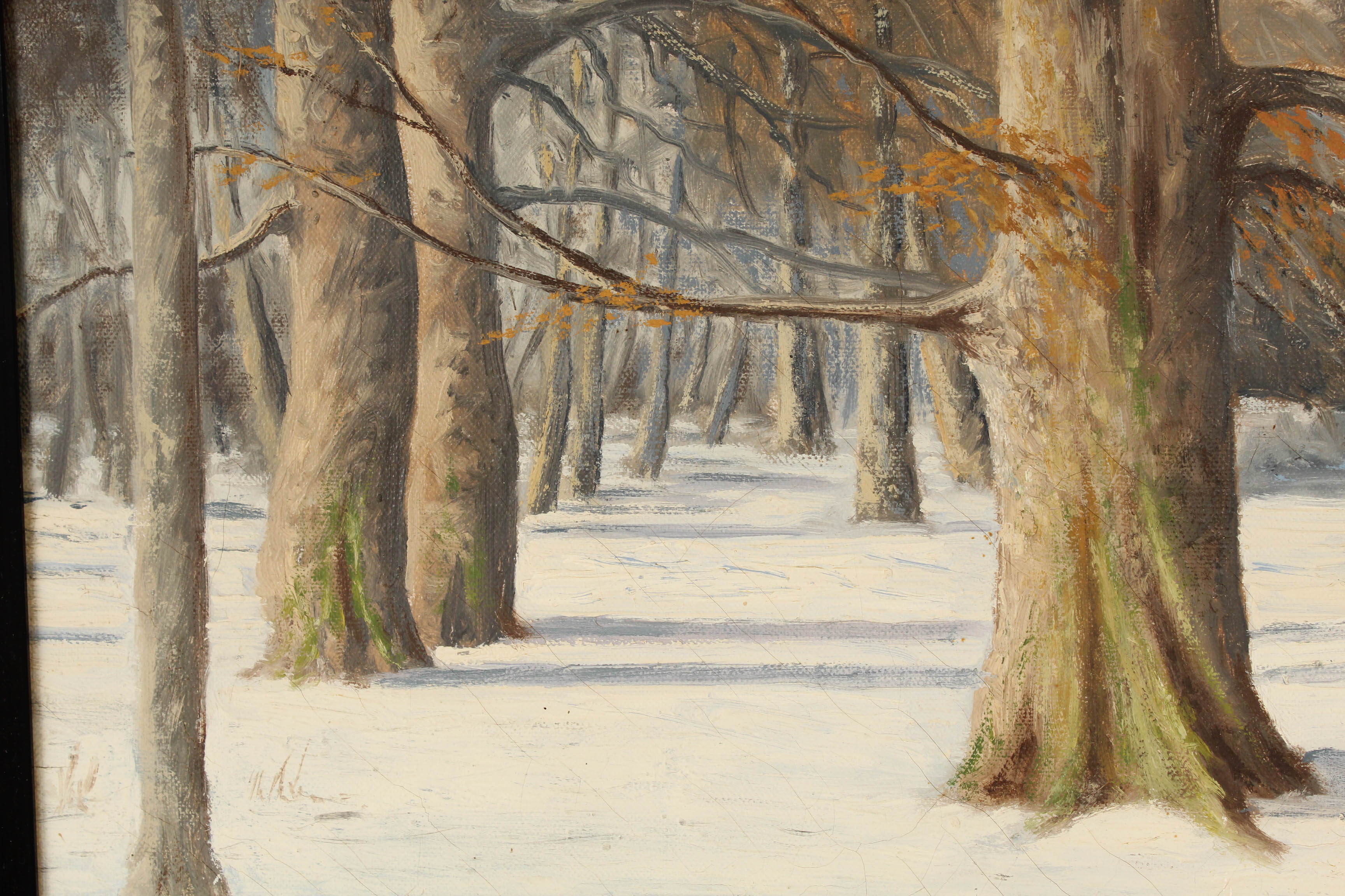 Harald Bruhn Landscape Oil Painting