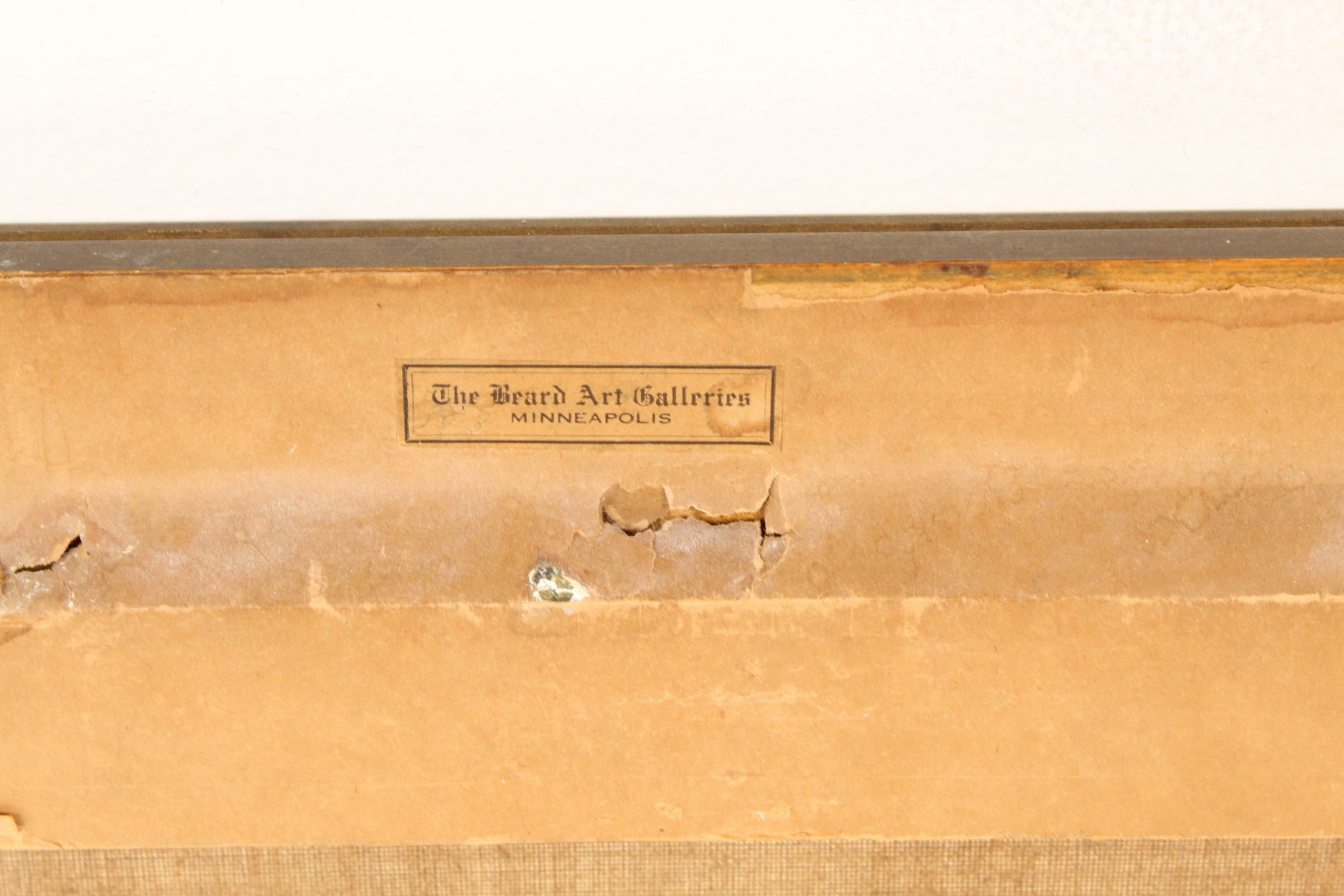 1926 Bucolic Landscape Oil Painting