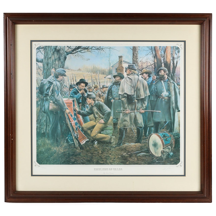 Don Troiani Limited Edition Offset Lithograph "Emblems Of Valor"