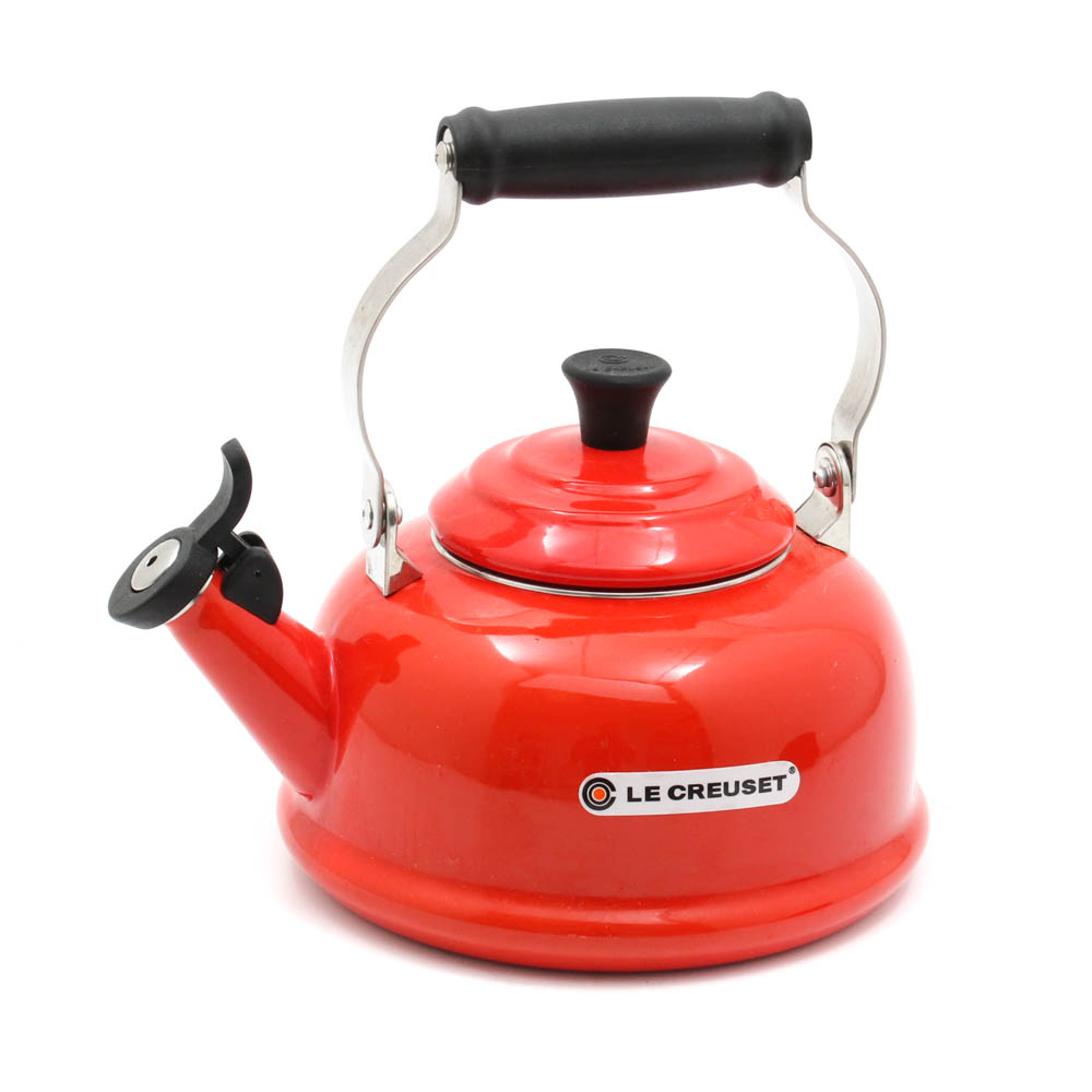 Le Creuset Red Enamel Tea Kettle