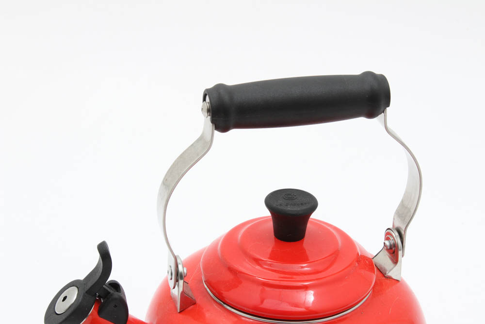 Le Creuset Red Enamel Tea Kettle