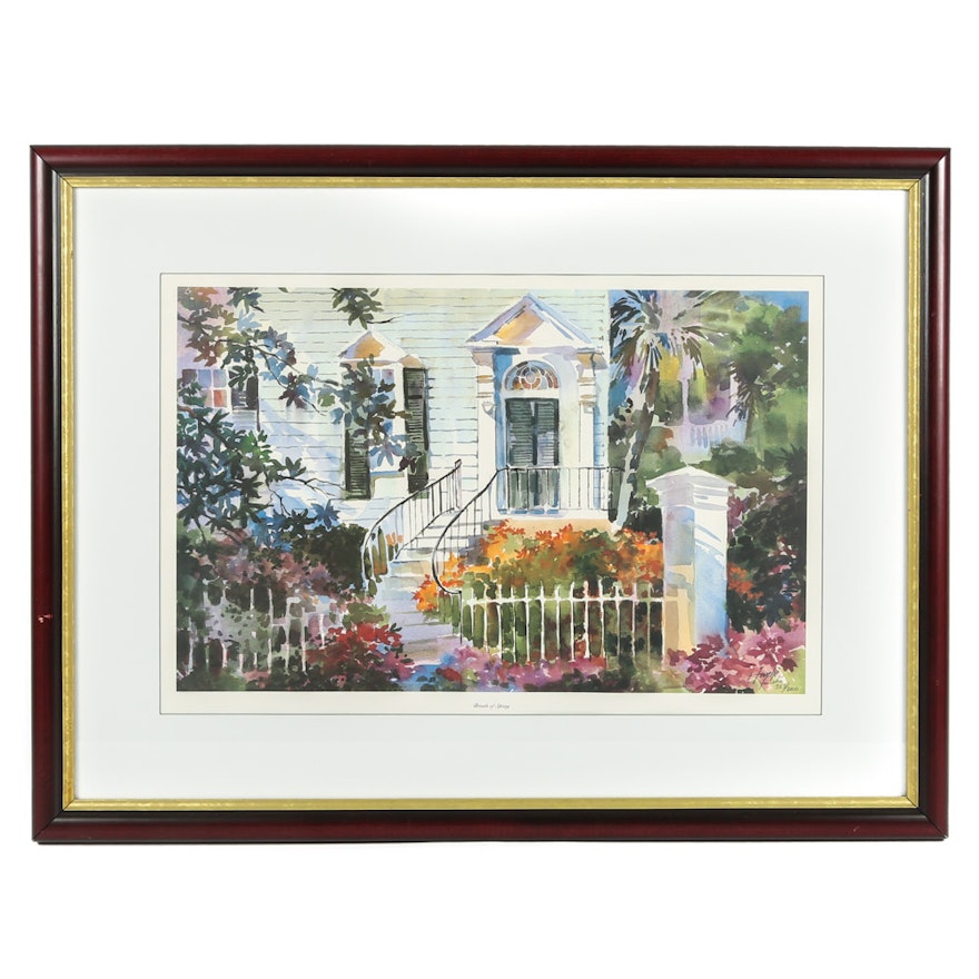 Virginia Fouche Bolton Limited Edition Offset Lithograph "Breath of Spring"