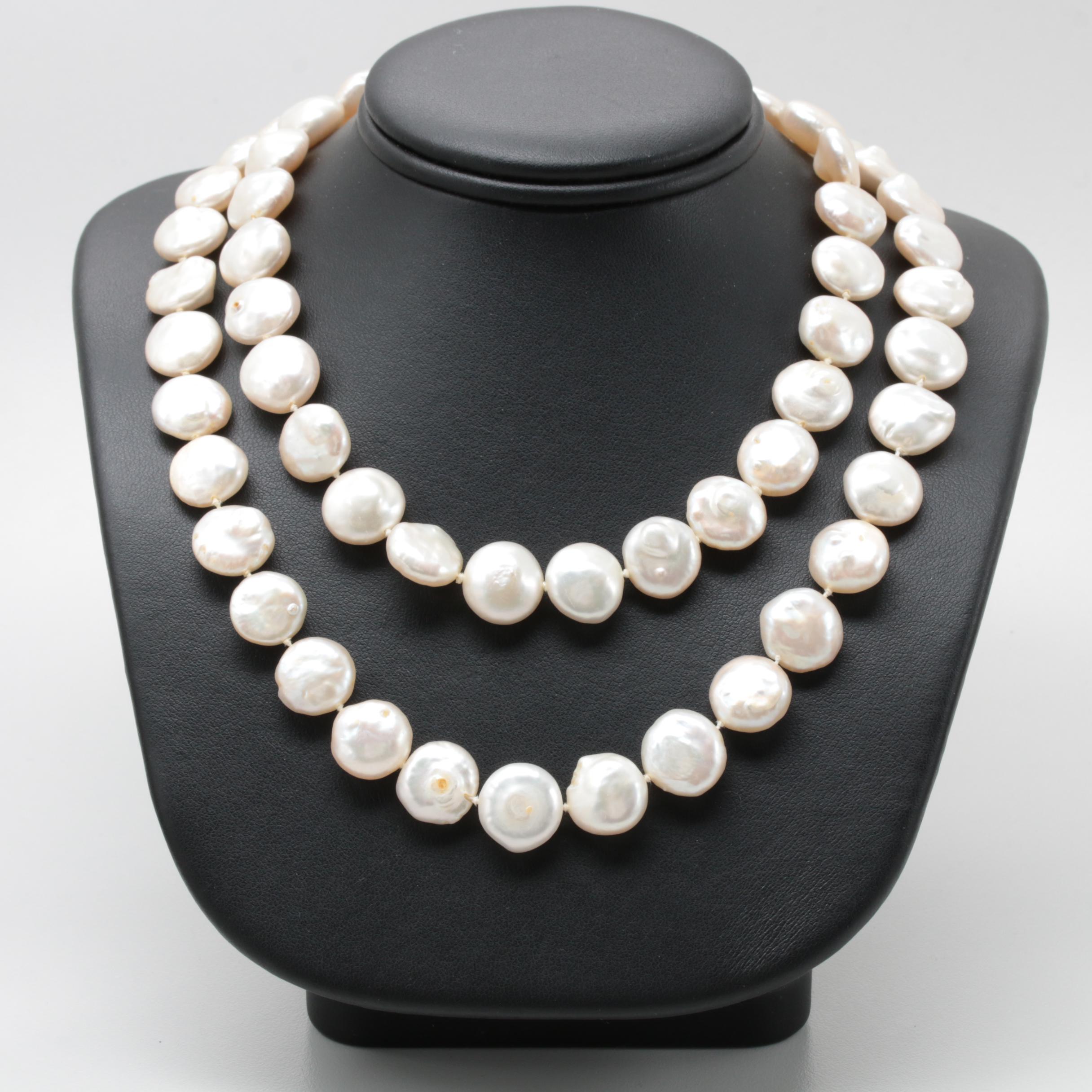 Endless Cultured Pearl Necklace