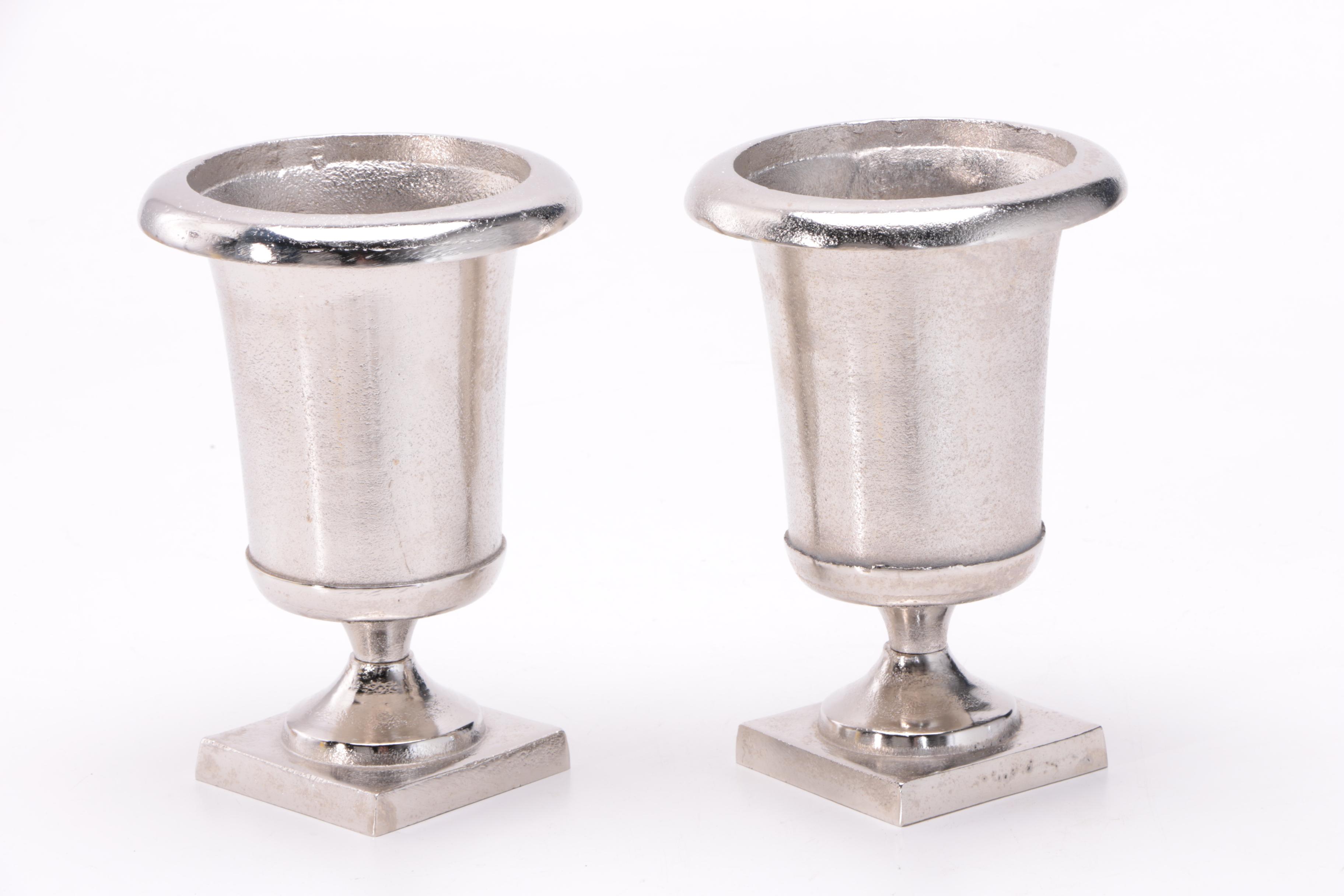 Decorative Metallic Urns