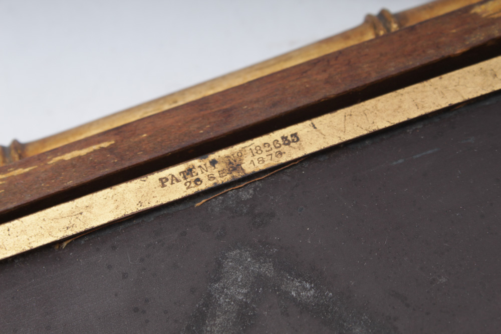 Antique French Tri-Fold Shaving Mirror